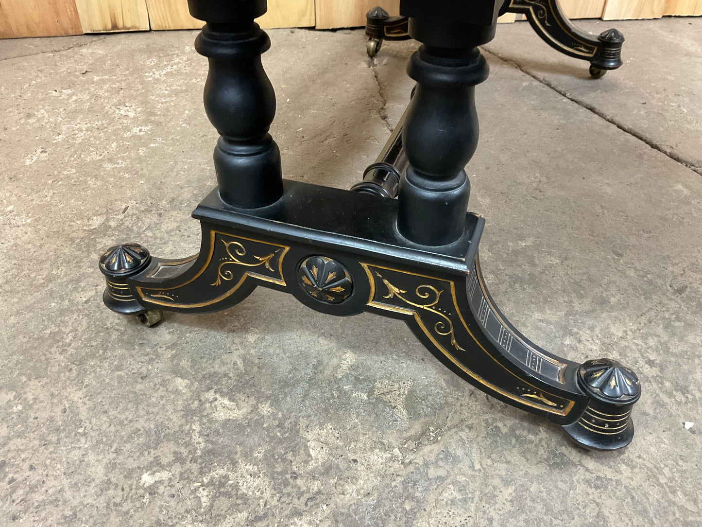 Napoleon III Ebonized Style Coffee Table