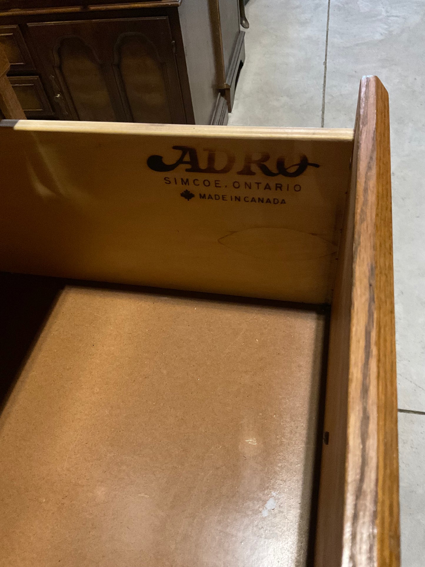 Vintage 2-Drawer Wooden Night Stands