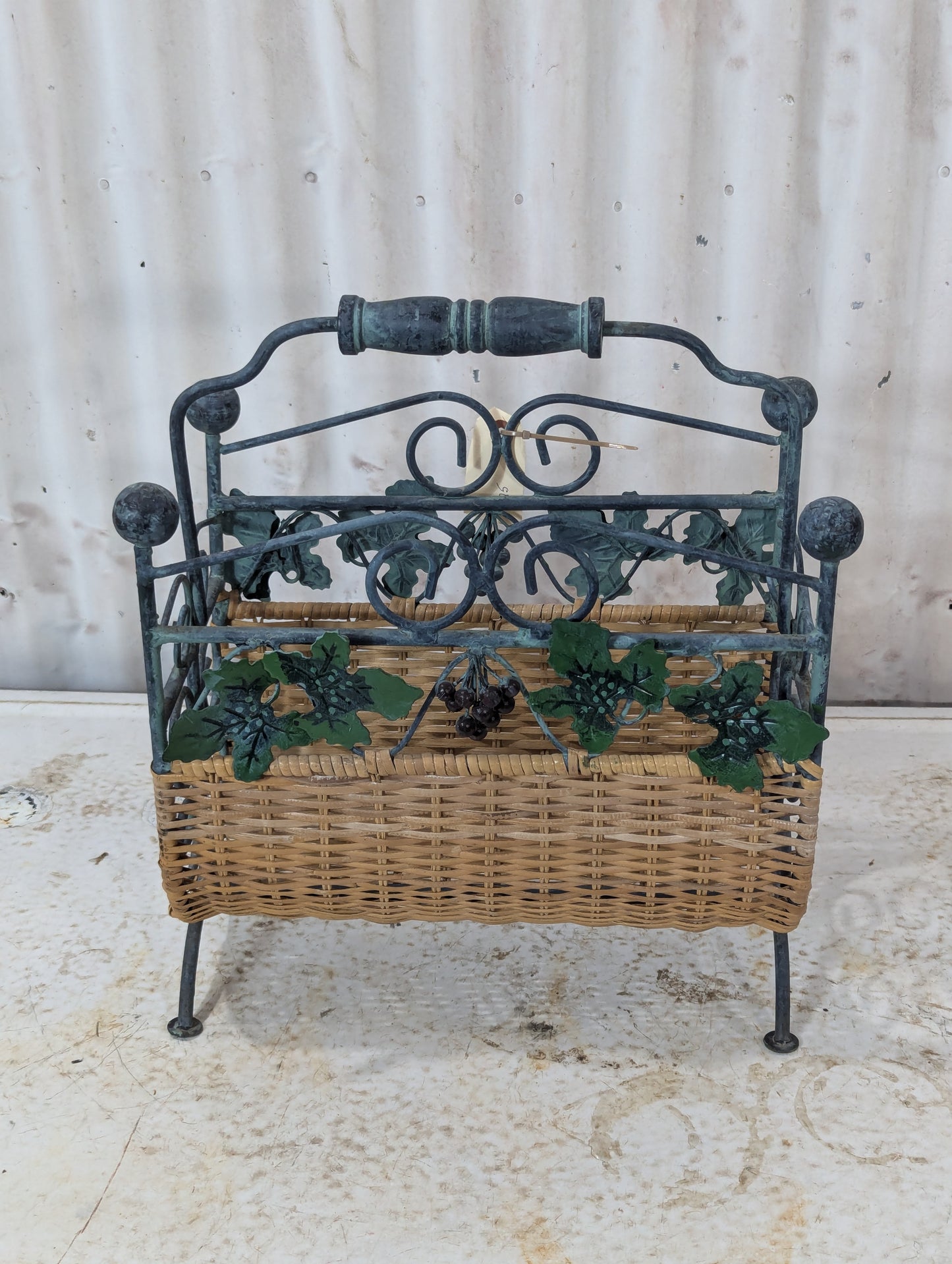 Rustic Magazine Rack