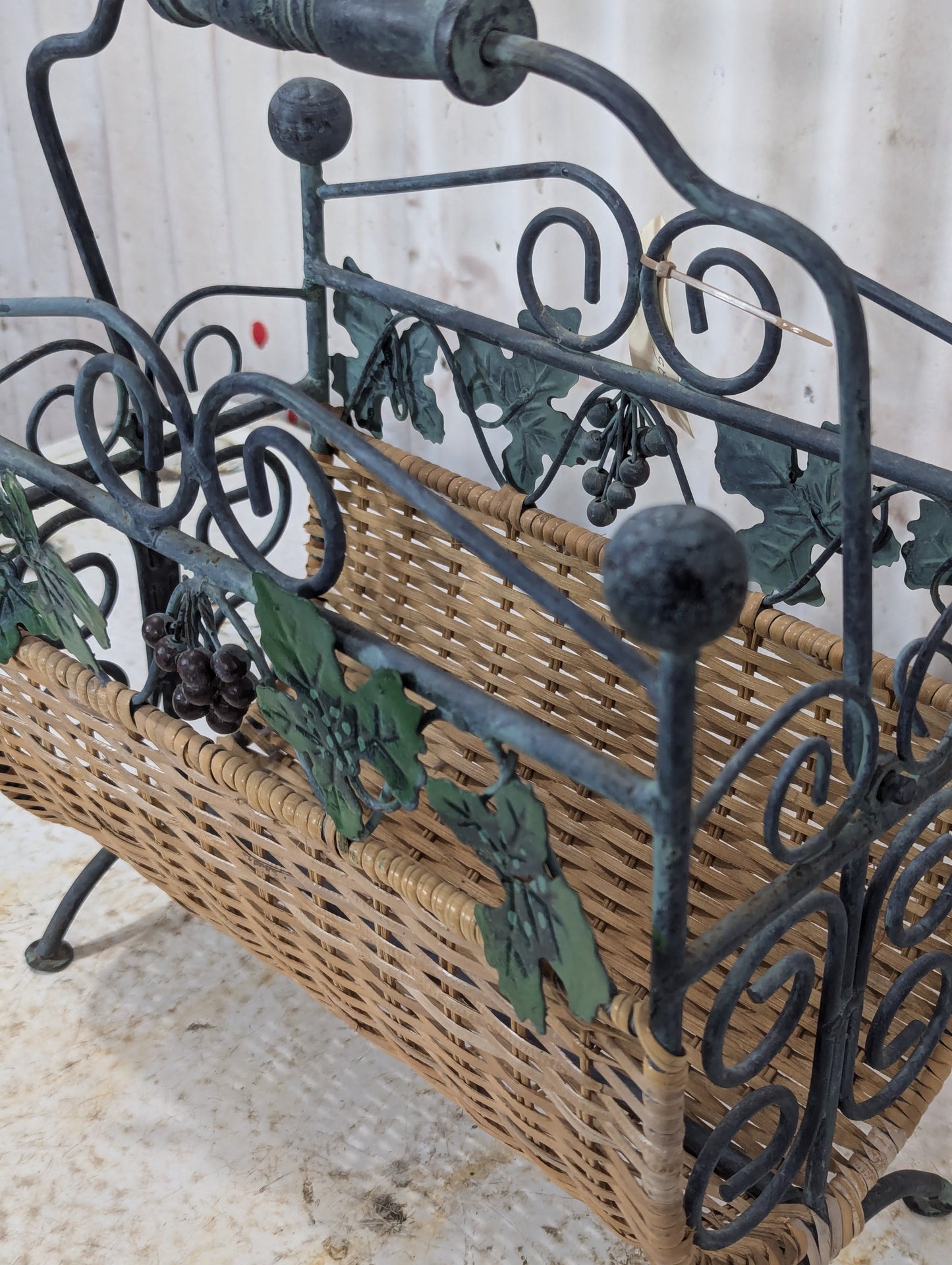 Rustic Magazine Rack