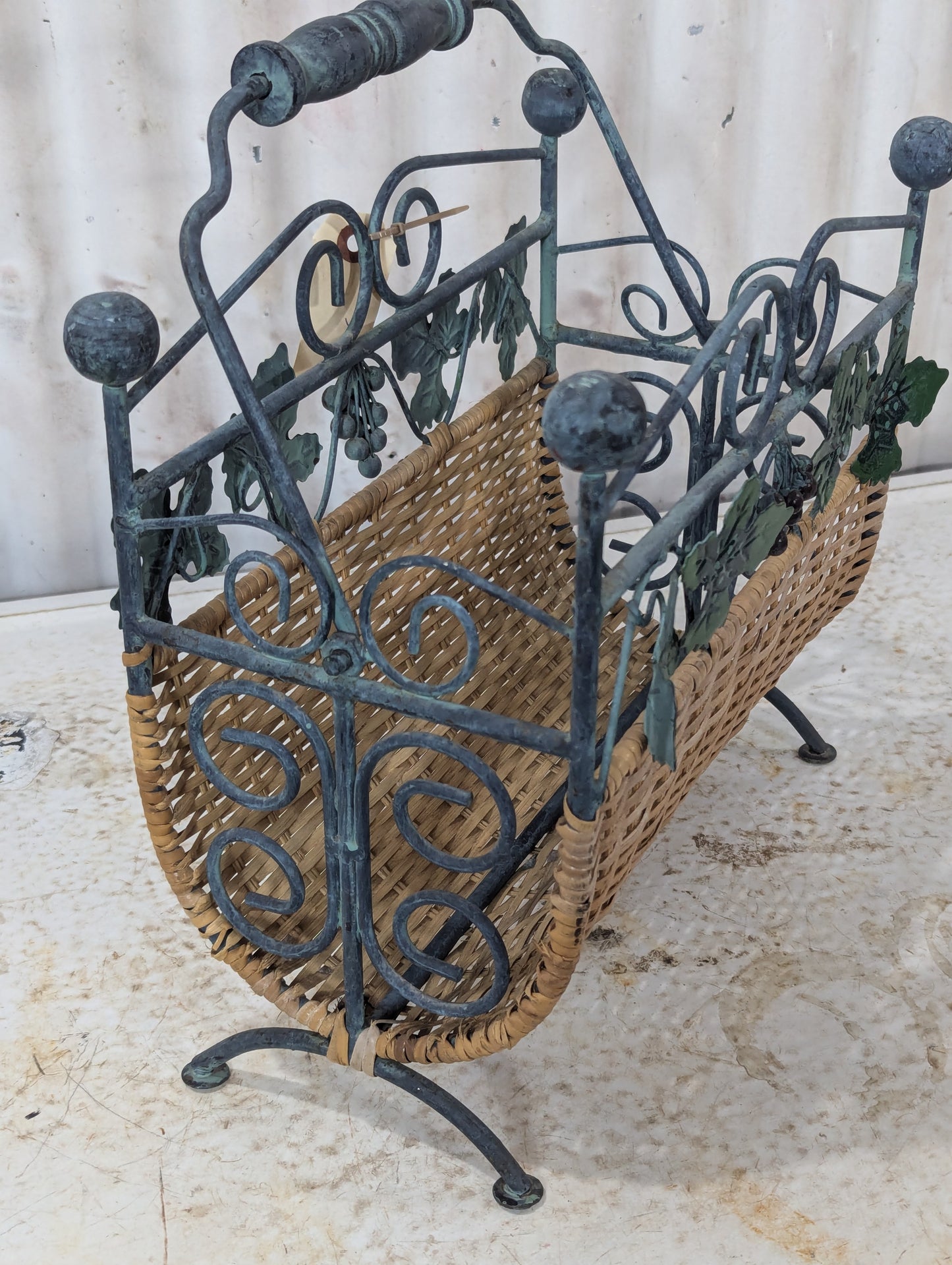 Rustic Magazine Rack