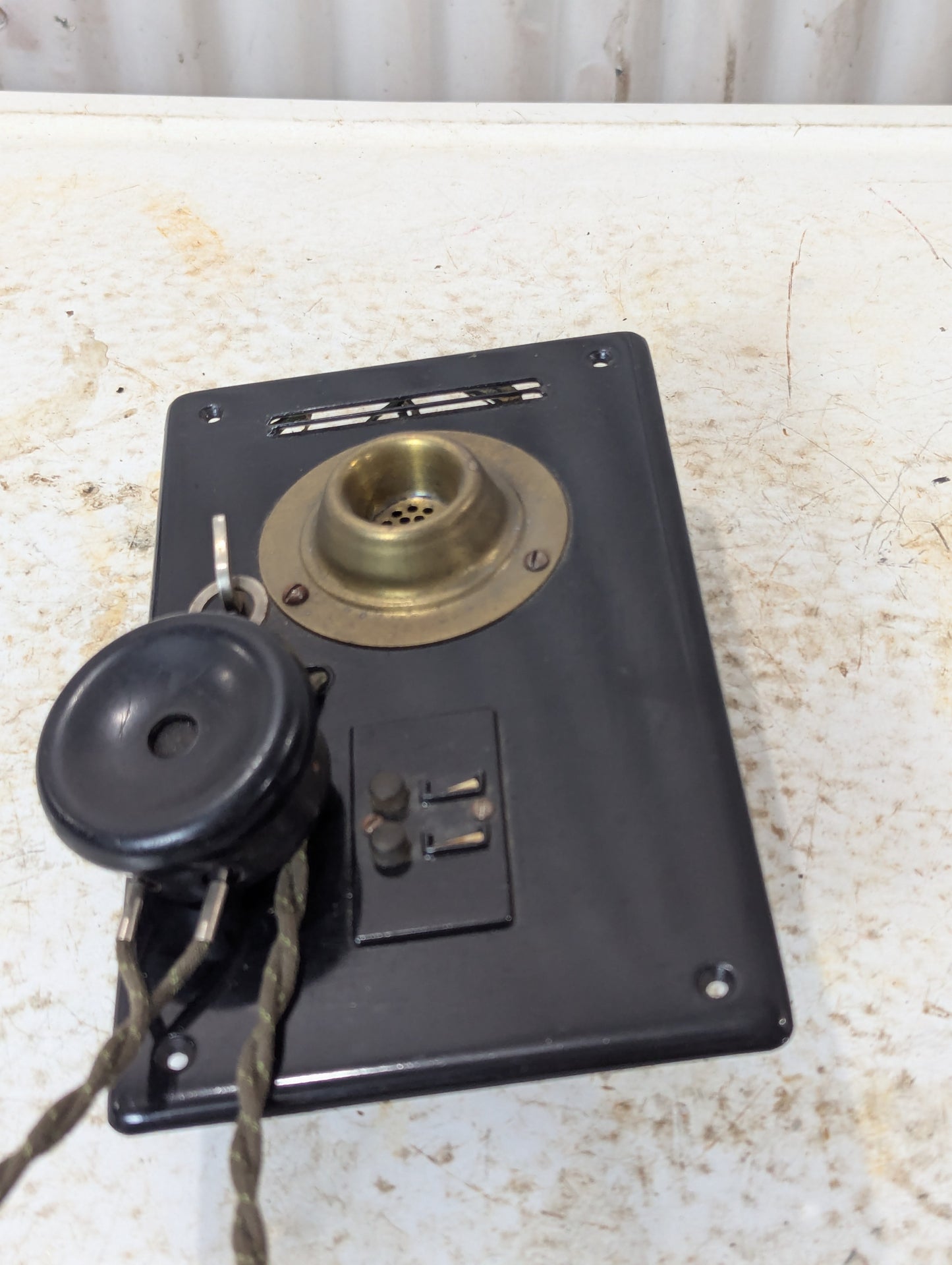 Vintage Wall Intercom Front Section of Box