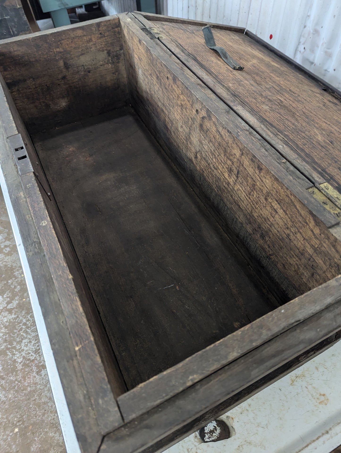 Small Antique Wooden Carpenter’s Trunk