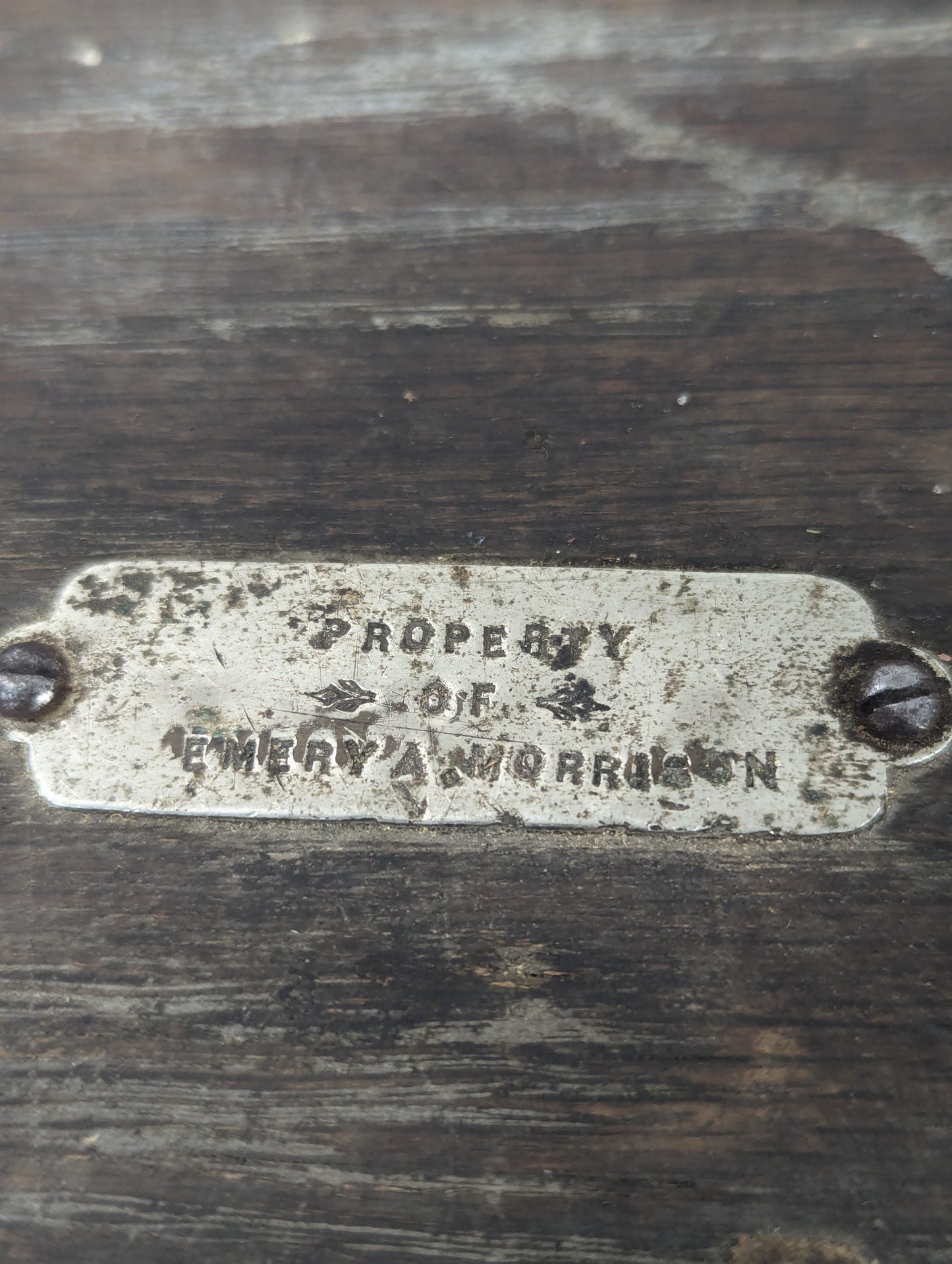 Small Antique Wooden Carpenter’s Trunk