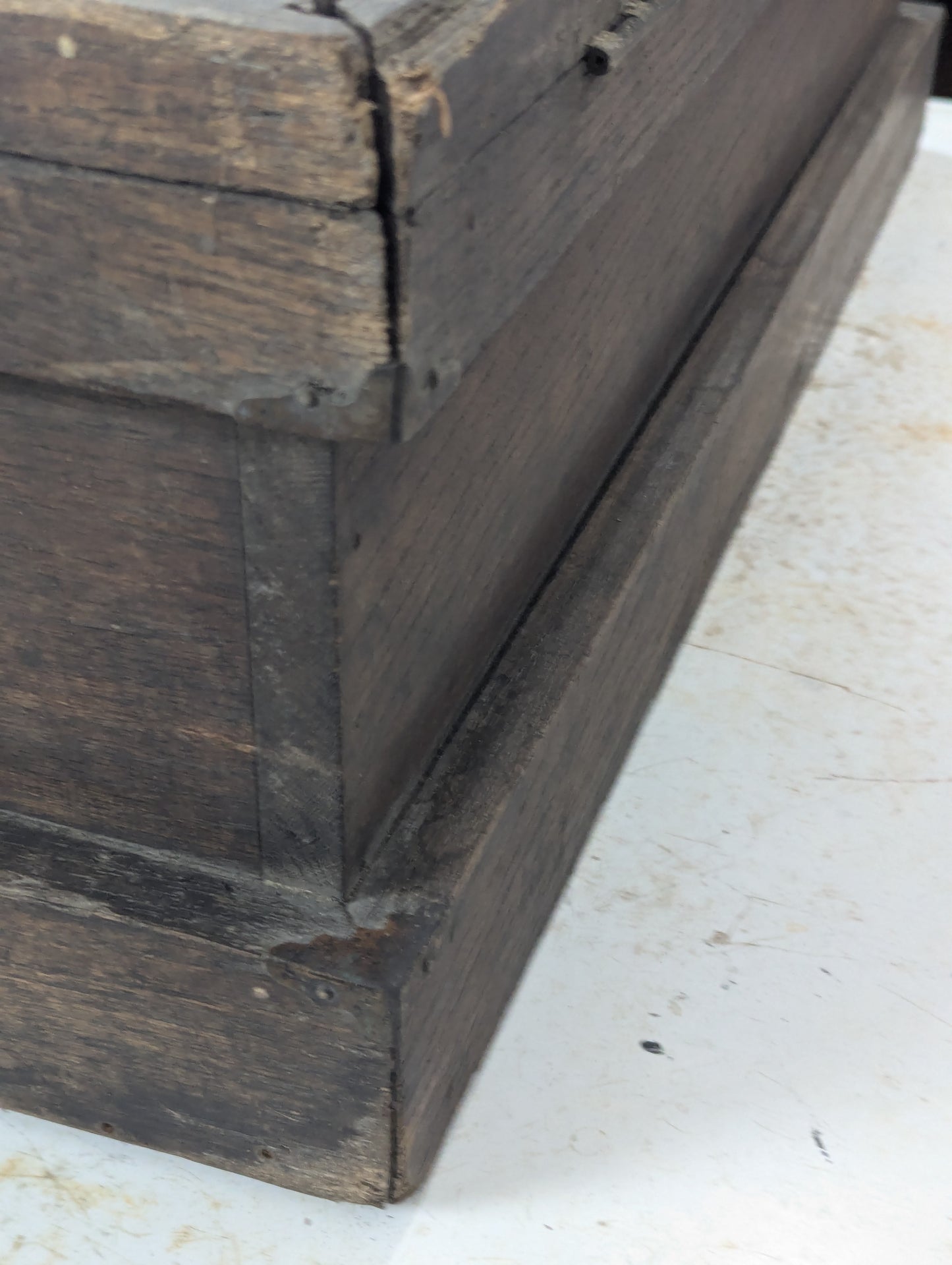 Small Antique Wooden Carpenter’s Trunk