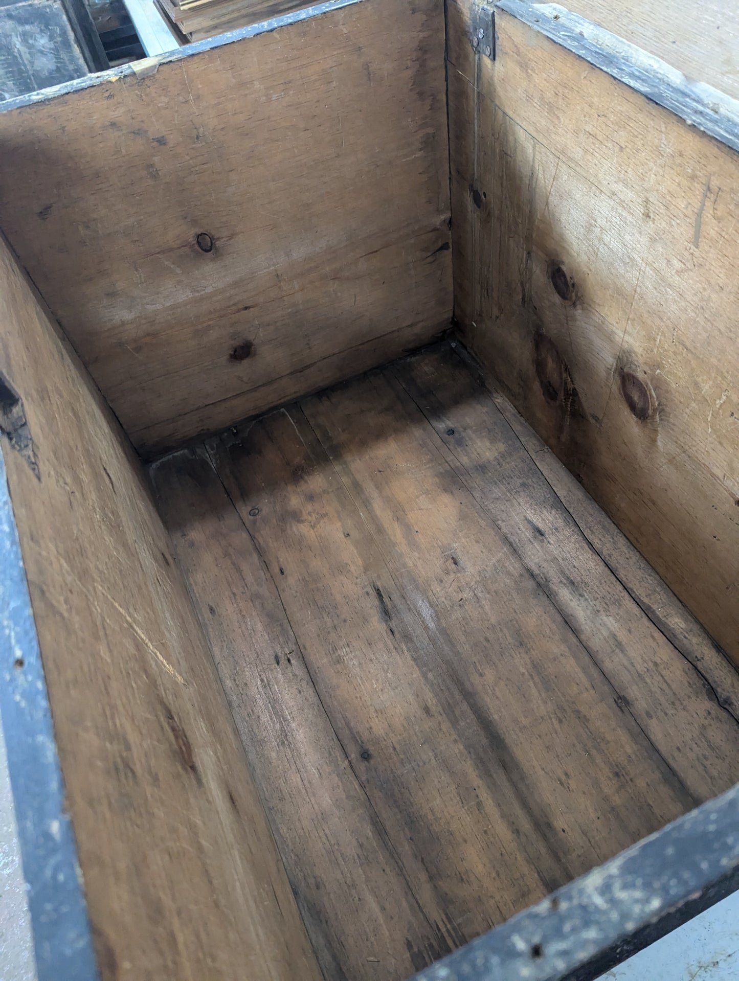 Antique Wooden Steamer Trunk