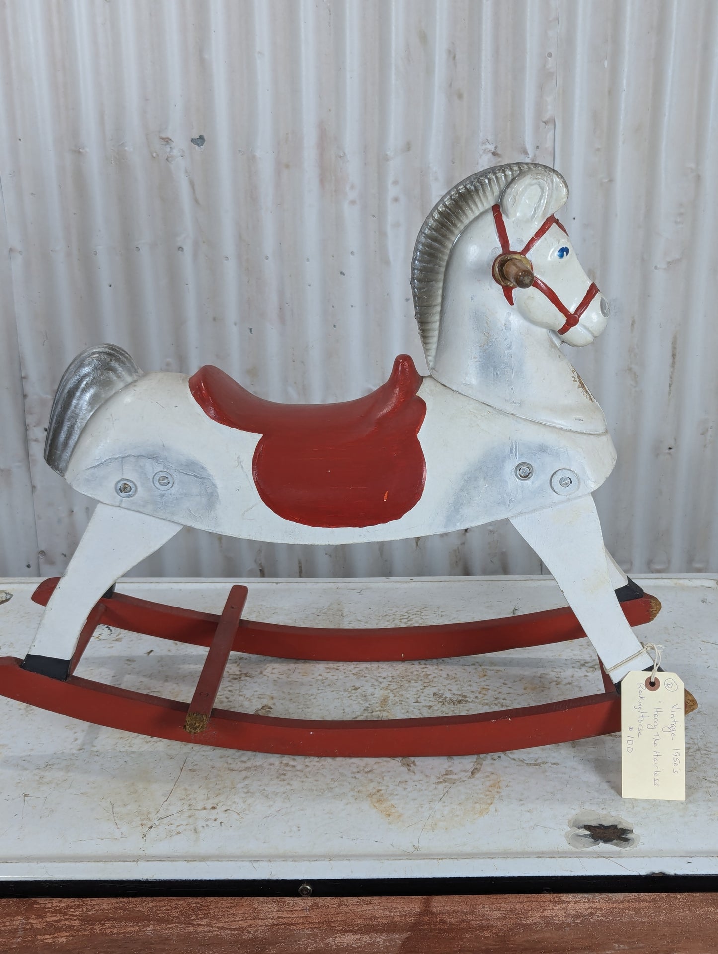 Vintage Harry The Hairless Rocking Horse
