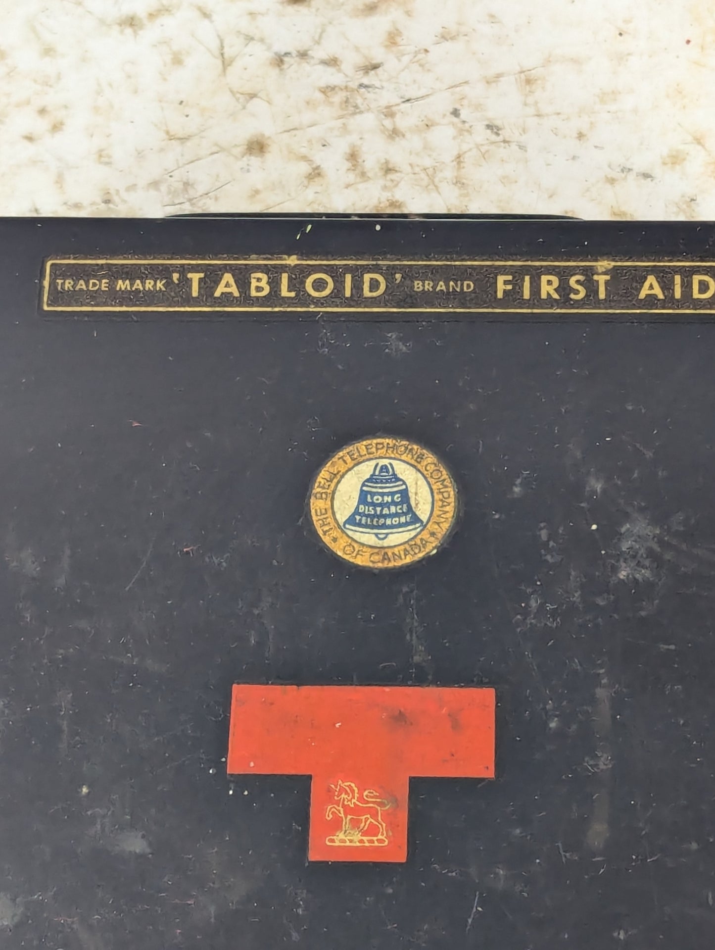Vintage Bell Telephone of Canada First Aid Box and Contents