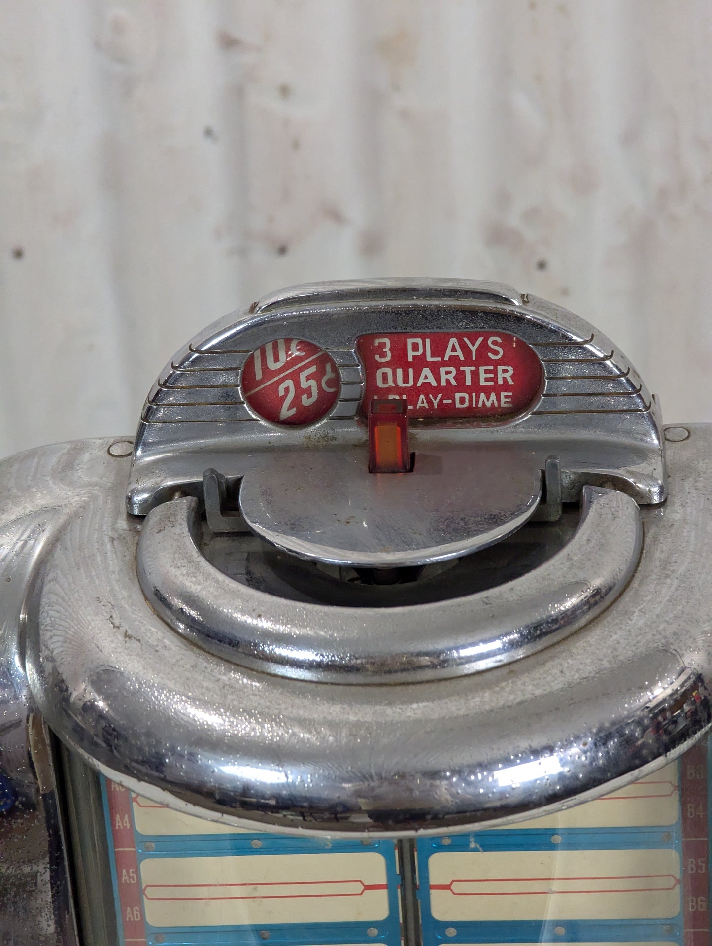 Vintage Seeburg Wall-O-Matic Jukebox (No Key)