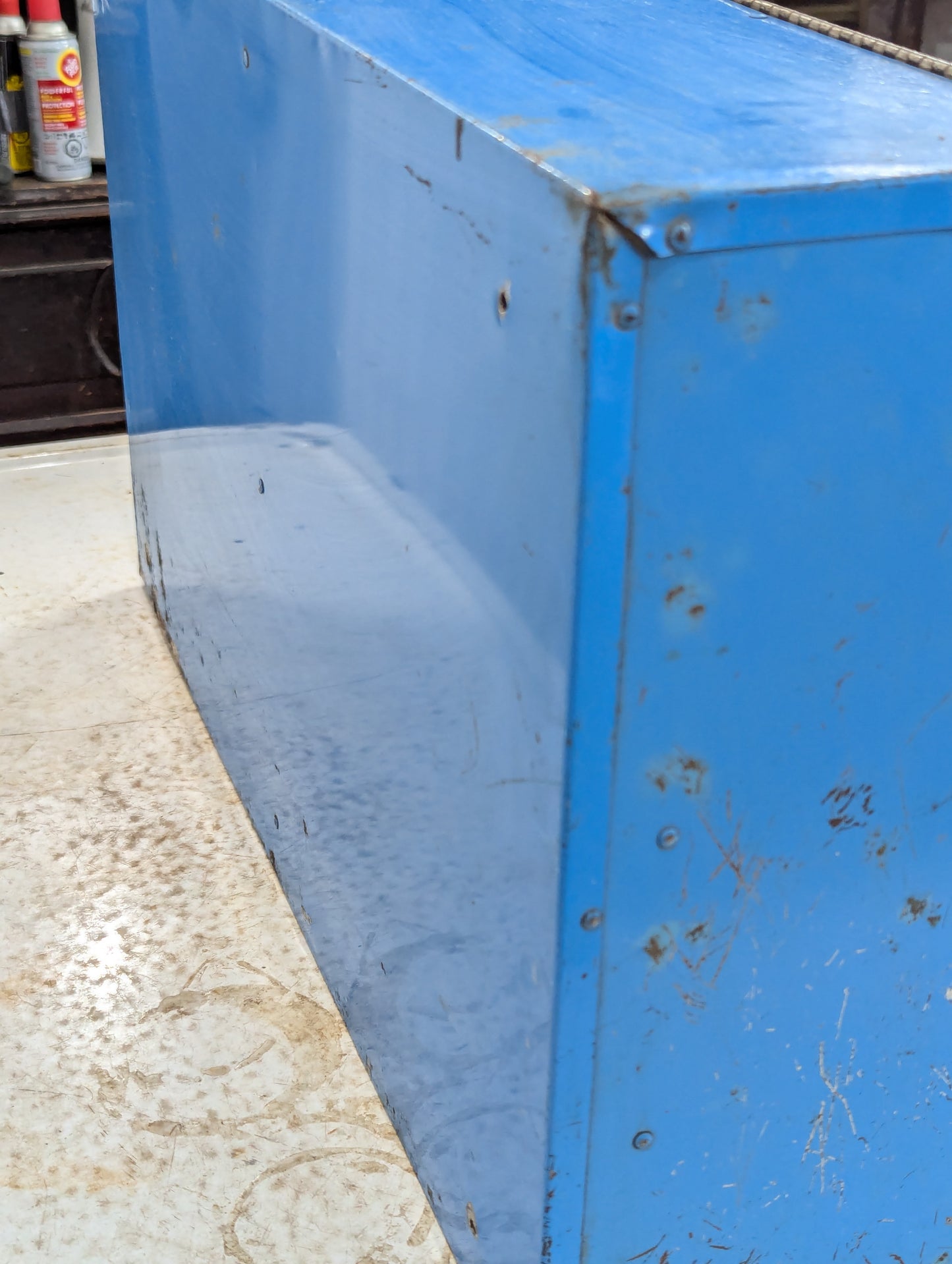 Original Auto Lite Service Parts Metal Cabinet