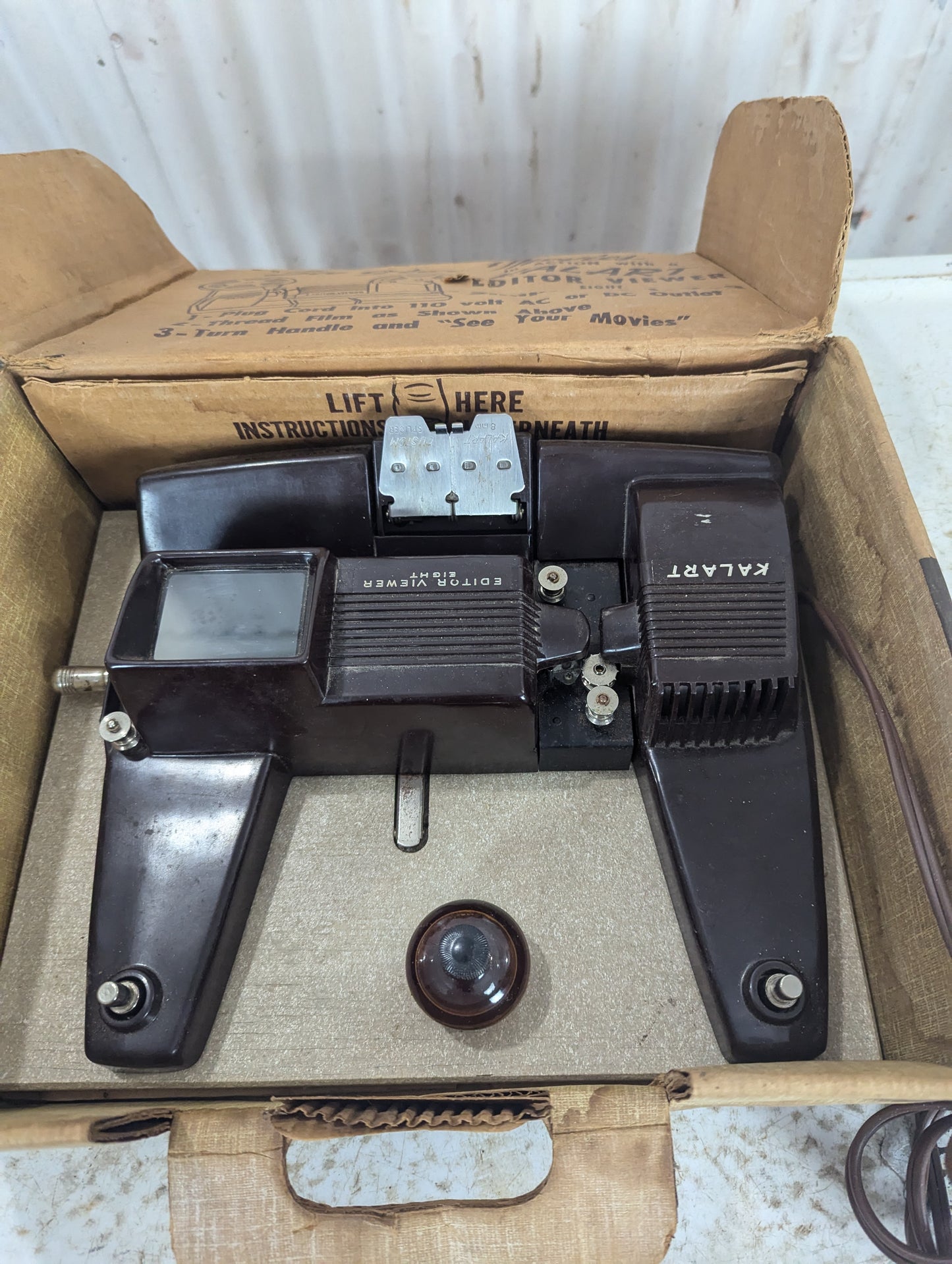 Vintage Kalart Editor Viewer Eight Model EV8 in Original Box
