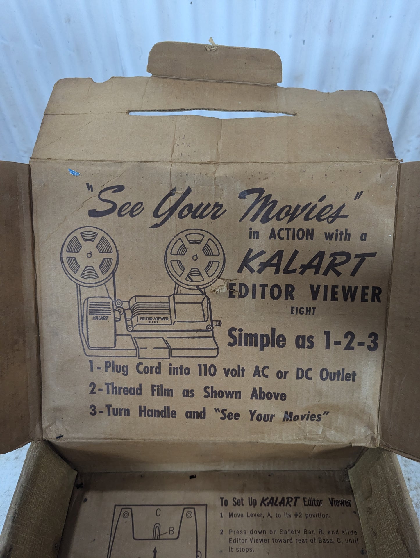 Vintage Kalart Editor Viewer Eight Model EV8 in Original Box