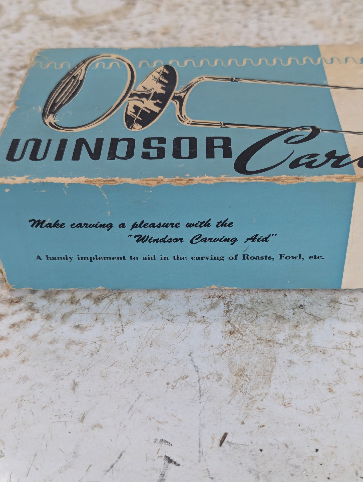Vintage Windsor Carving Aid in Original Box