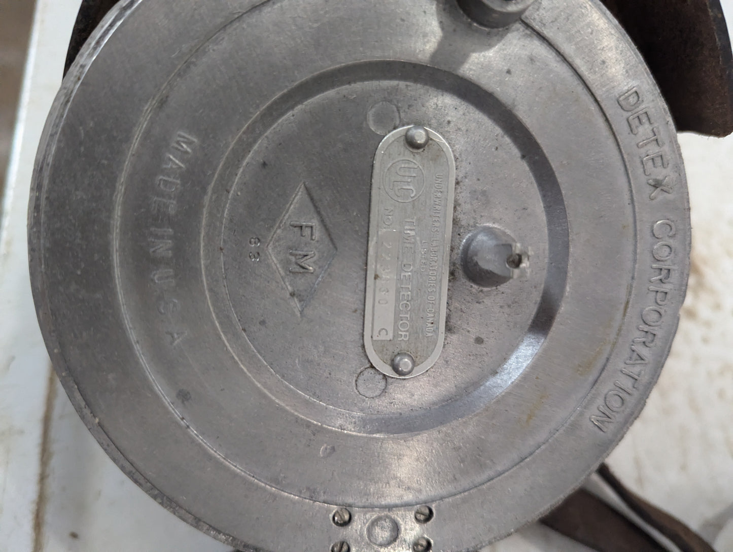 Set of Vintage Detex Watchclock & 2 Stations with Keys