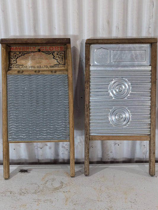 Antique Metal Washboards