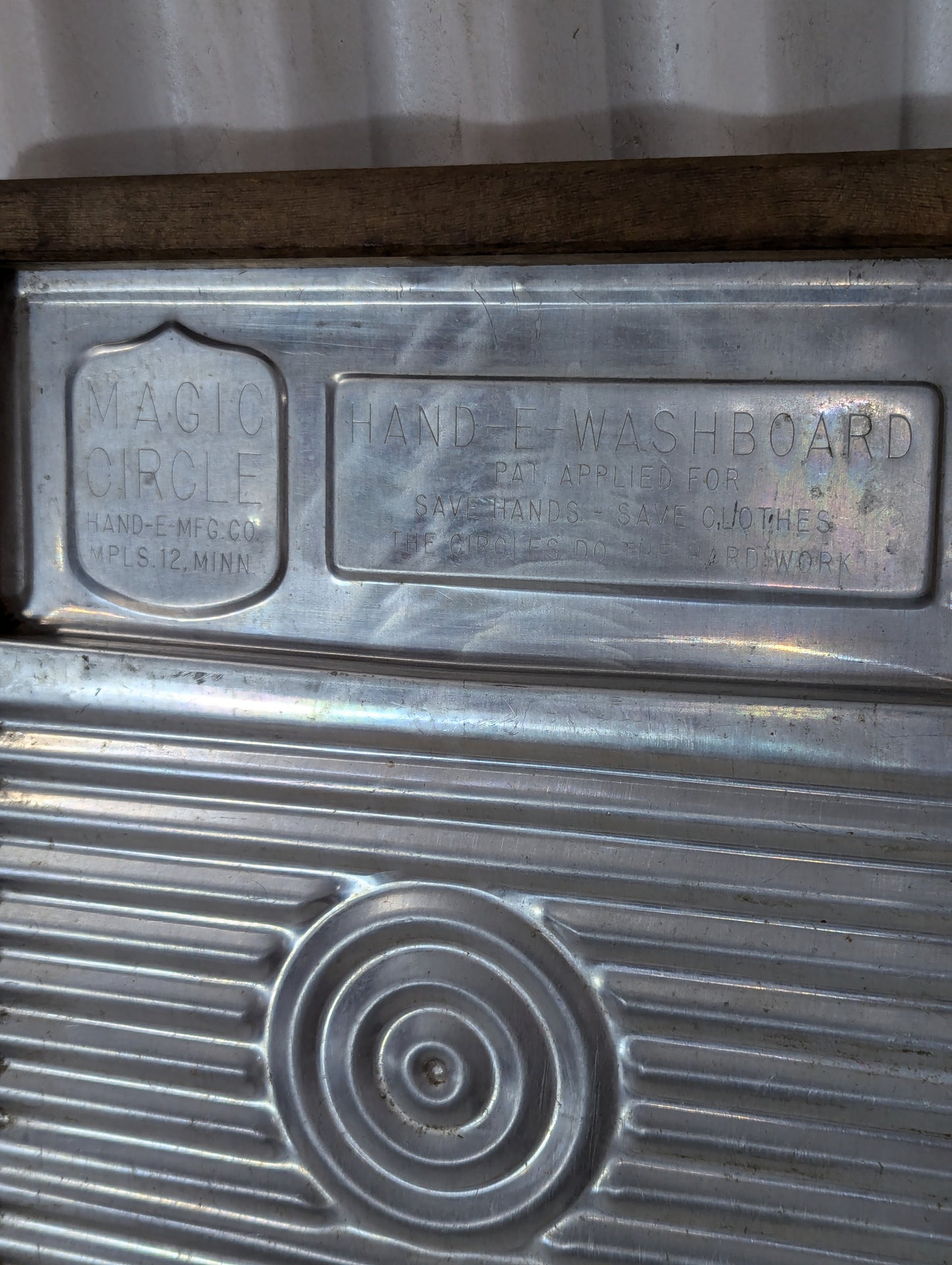 Antique Metal Washboards