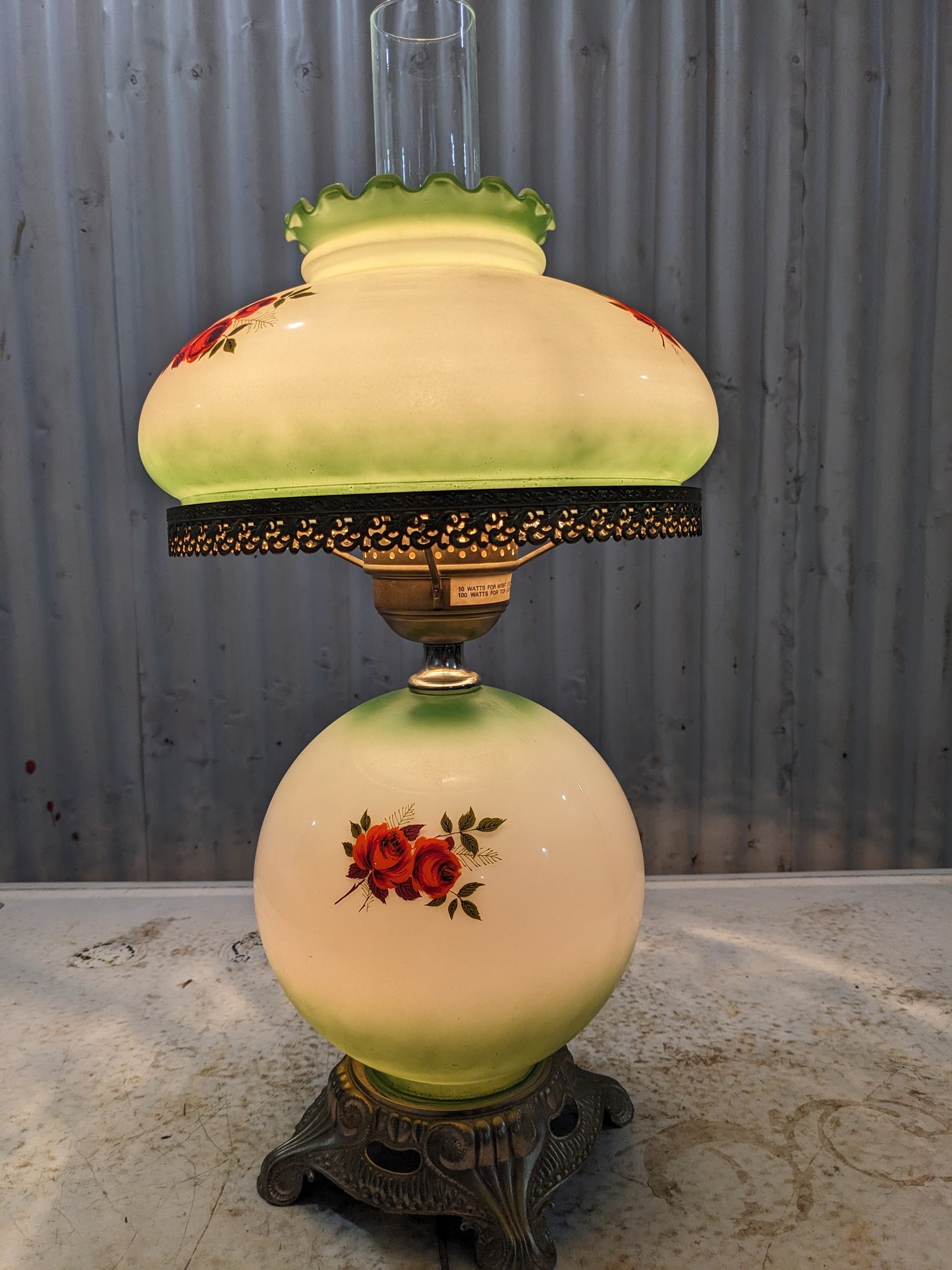 Vintage Electric Ceramic Lamp