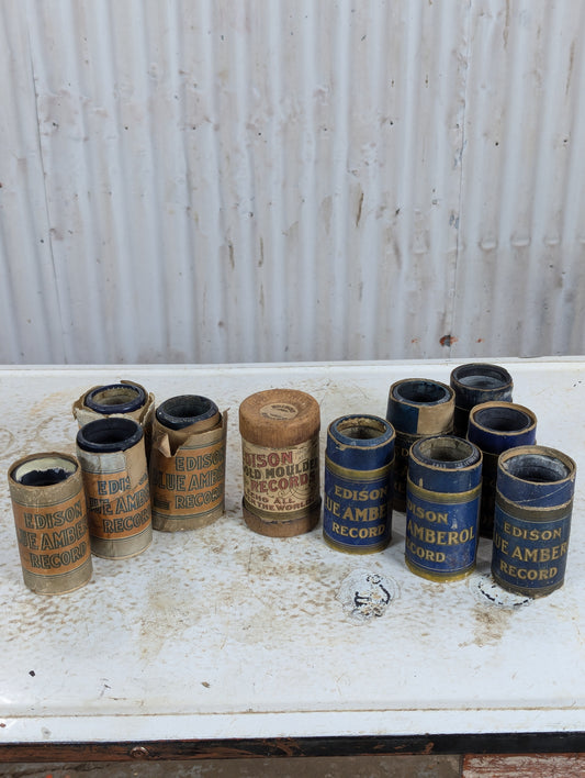 Antique Edison Cylinder Records