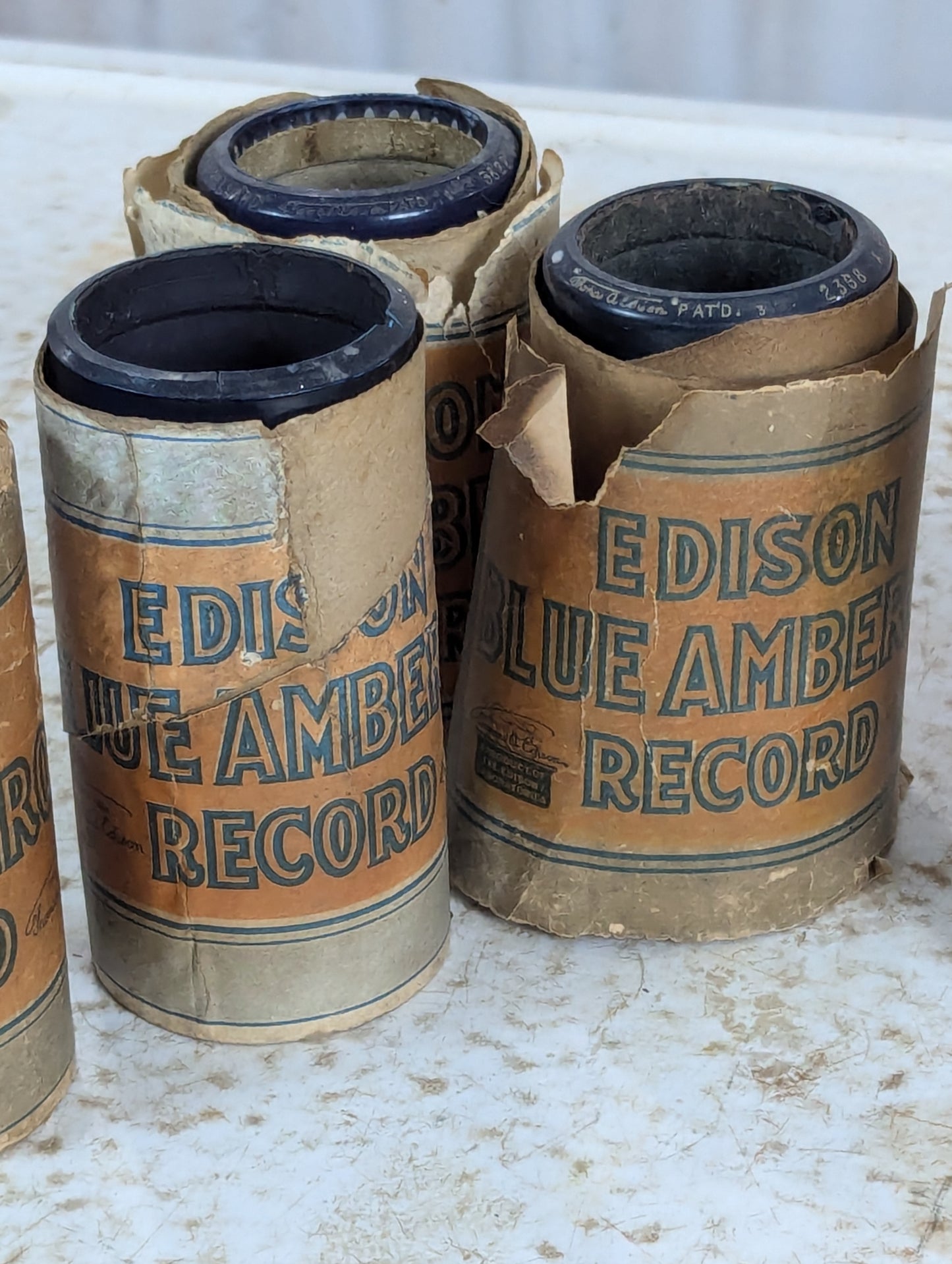 Antique Edison Cylinder Records