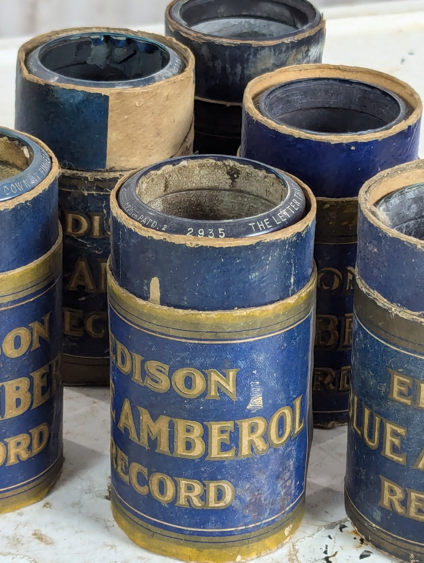 Antique Edison Cylinder Records