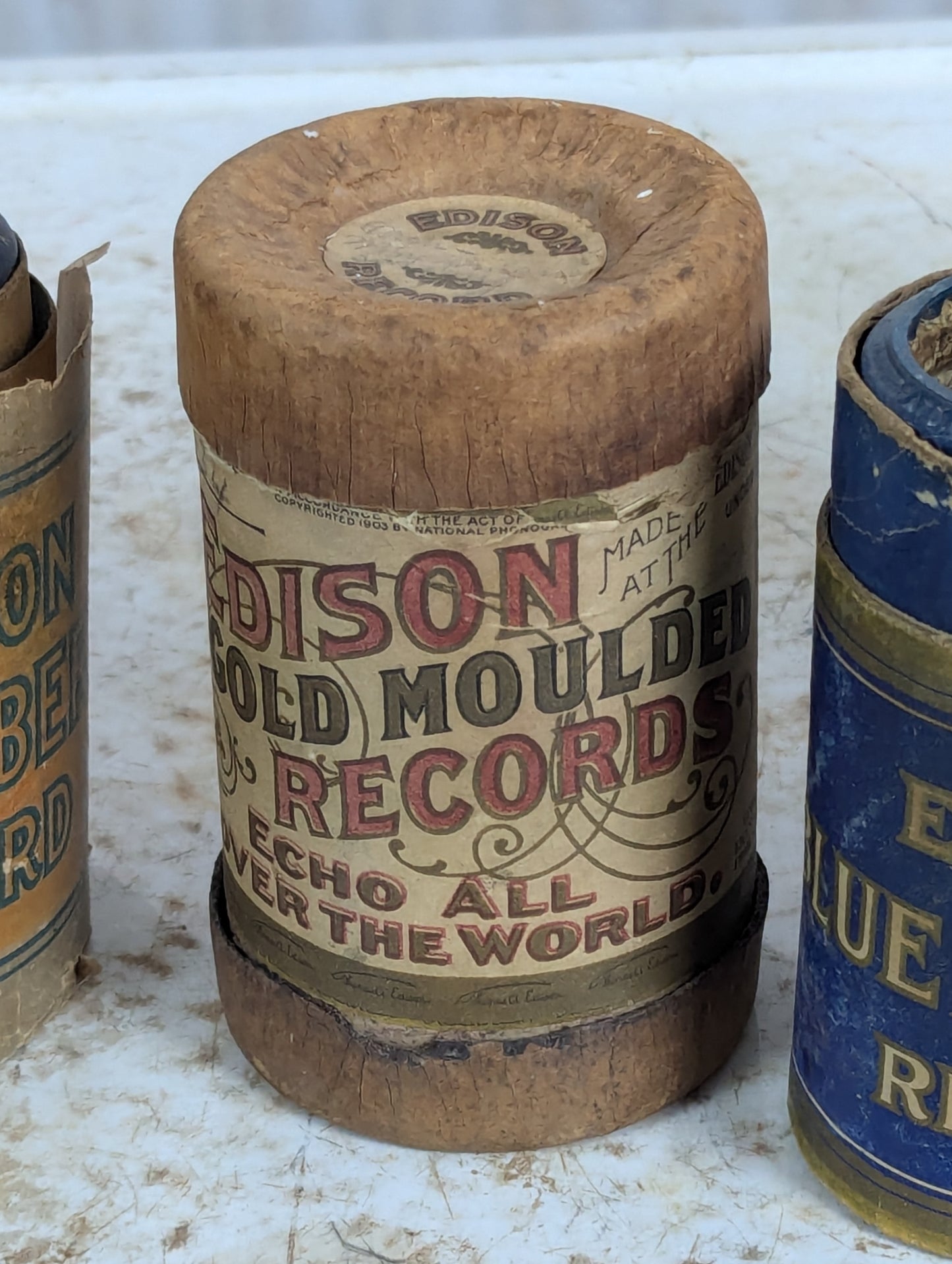Antique Edison Cylinder Records