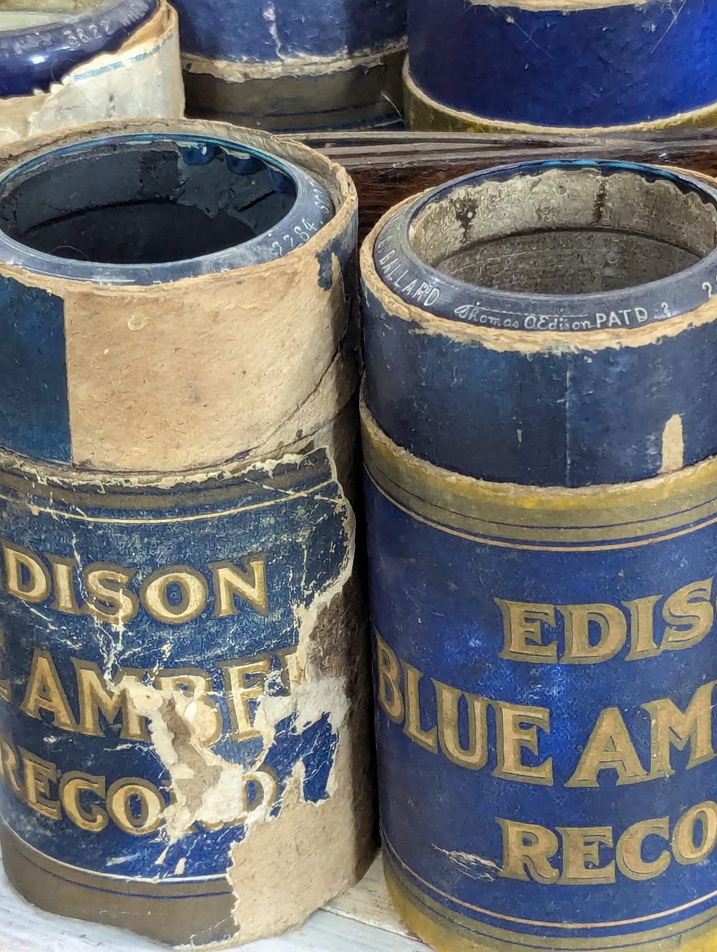 Antique Edison Cylinder Records