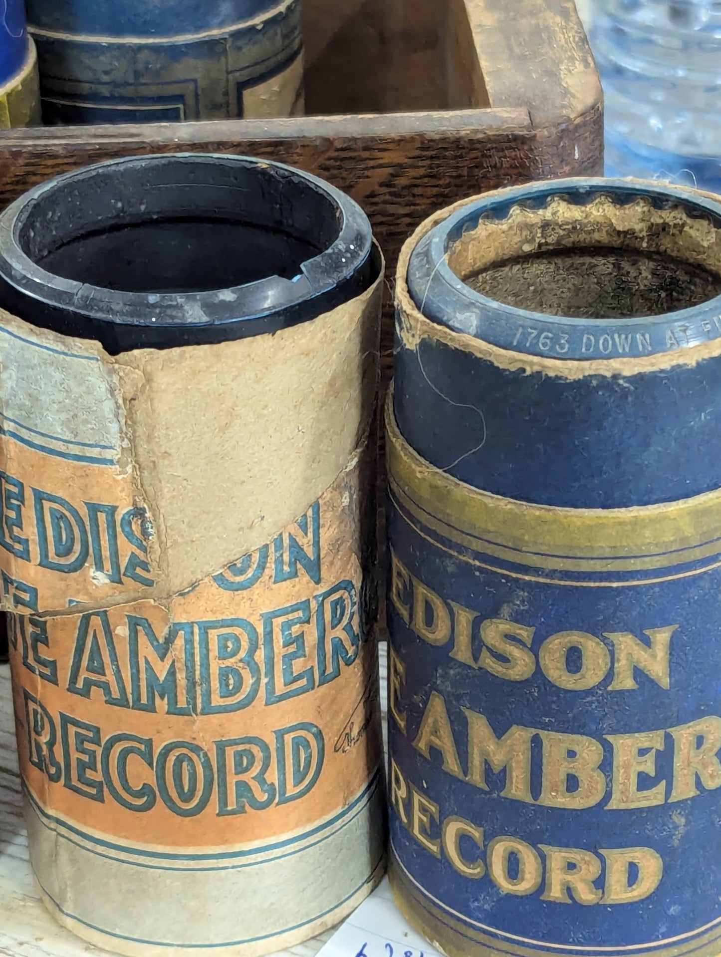 Antique Edison Cylinder Records