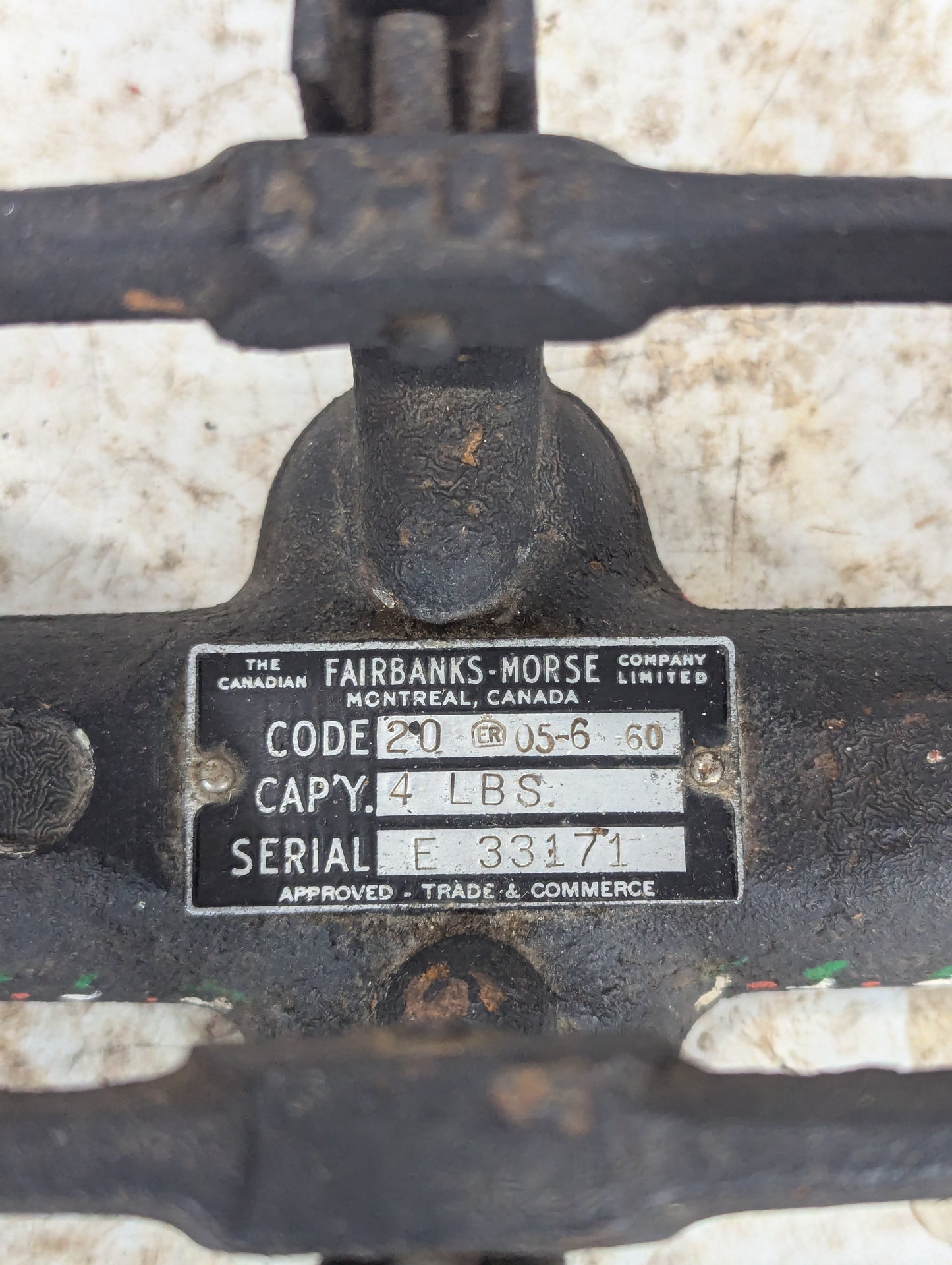 Cast Iron Balance Scale