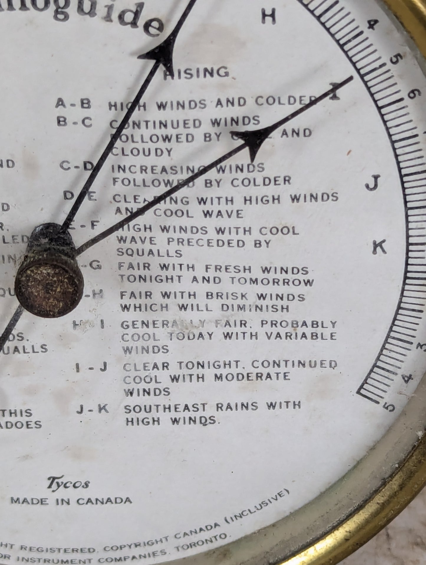 1922 Stormoguide Barometer