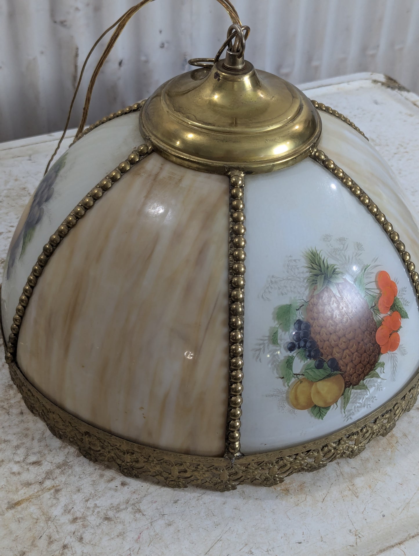 Vintage Hanging Light Fixture