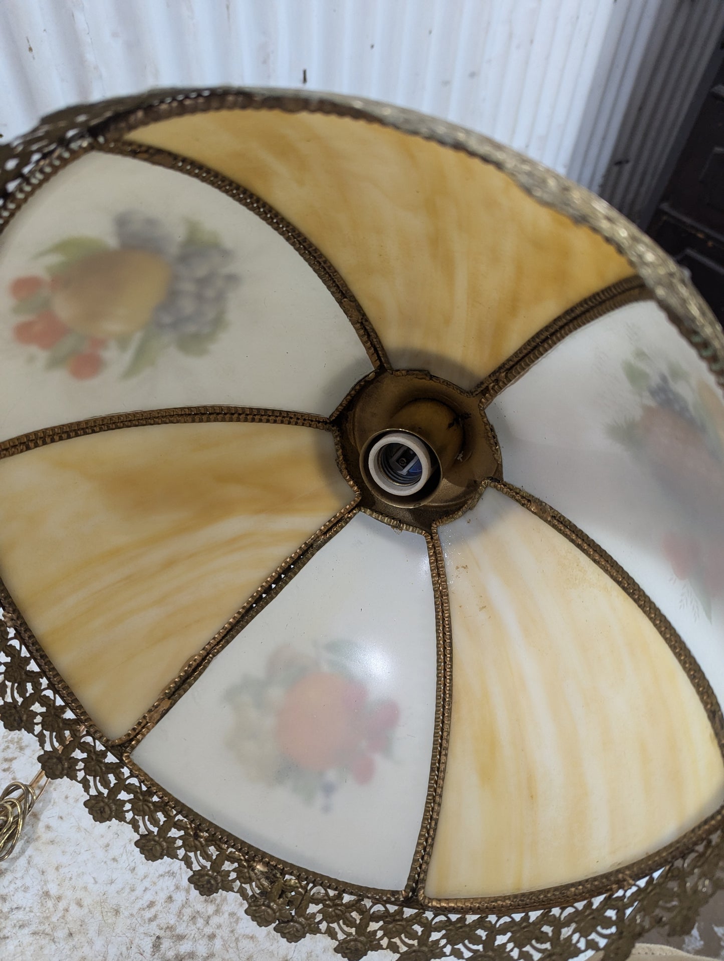 Vintage Hanging Light Fixture