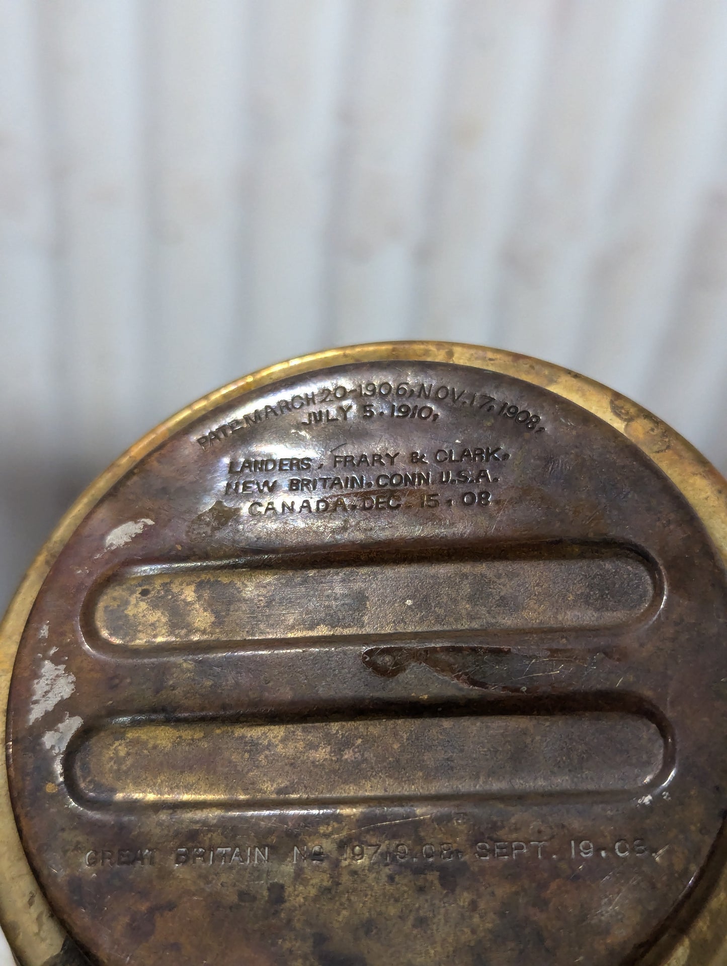 Antique Brass Kerosene Oil Lamp