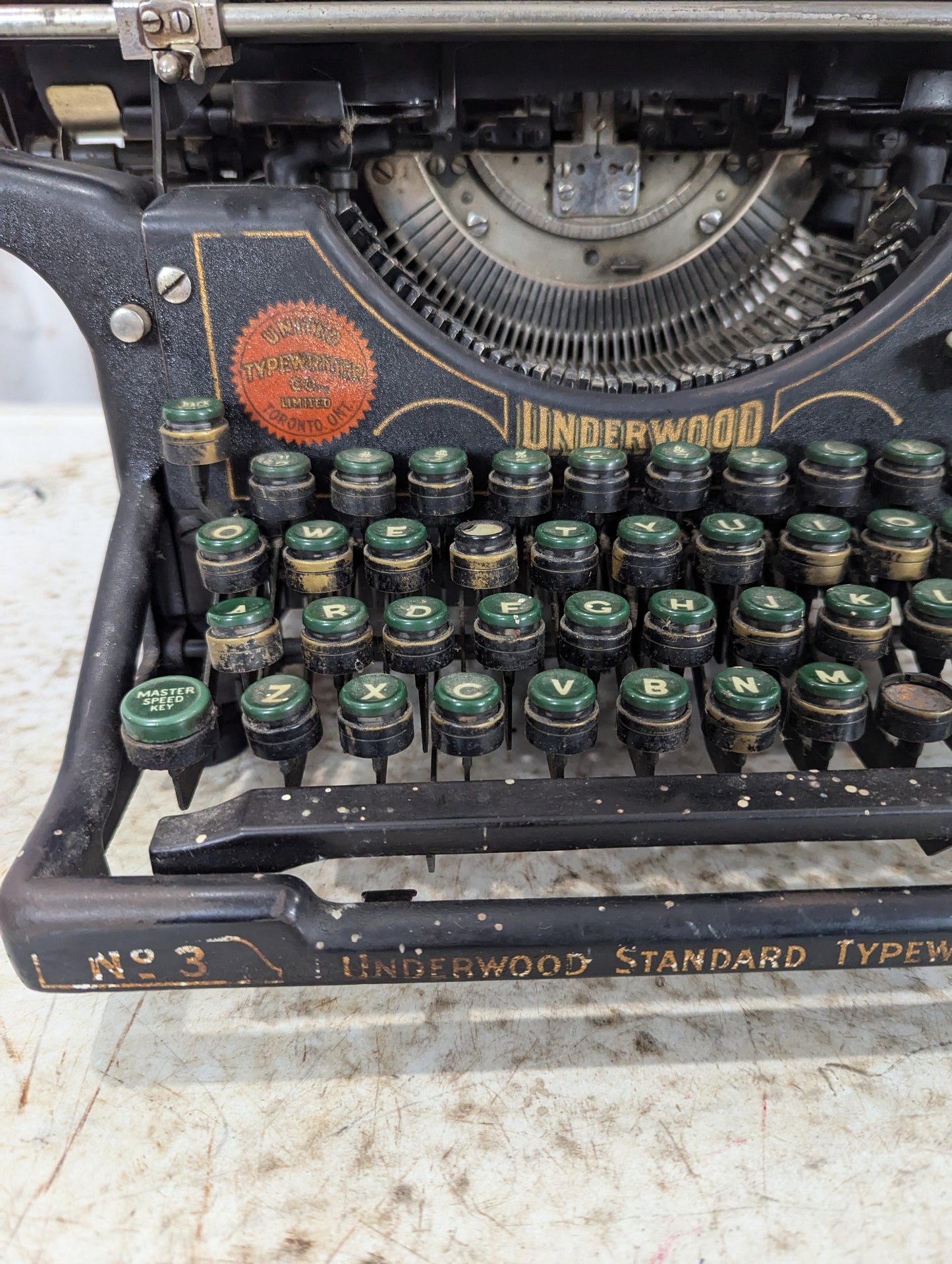 1925 Underwood No.3 Standard Typewriter