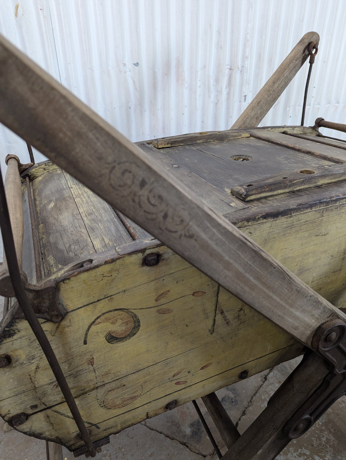 Antique 19th Century No.7 Davis Swing Churn