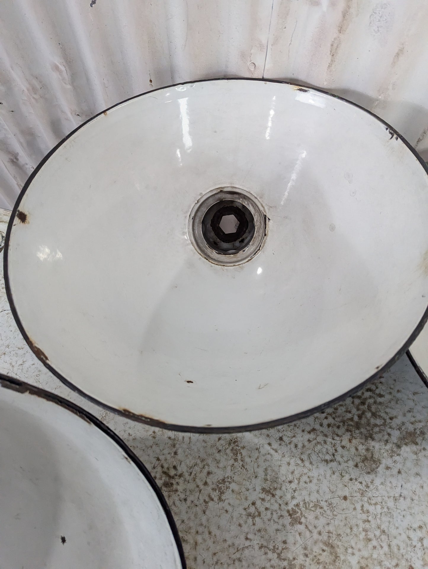 Green Angled Enamel Light Shades