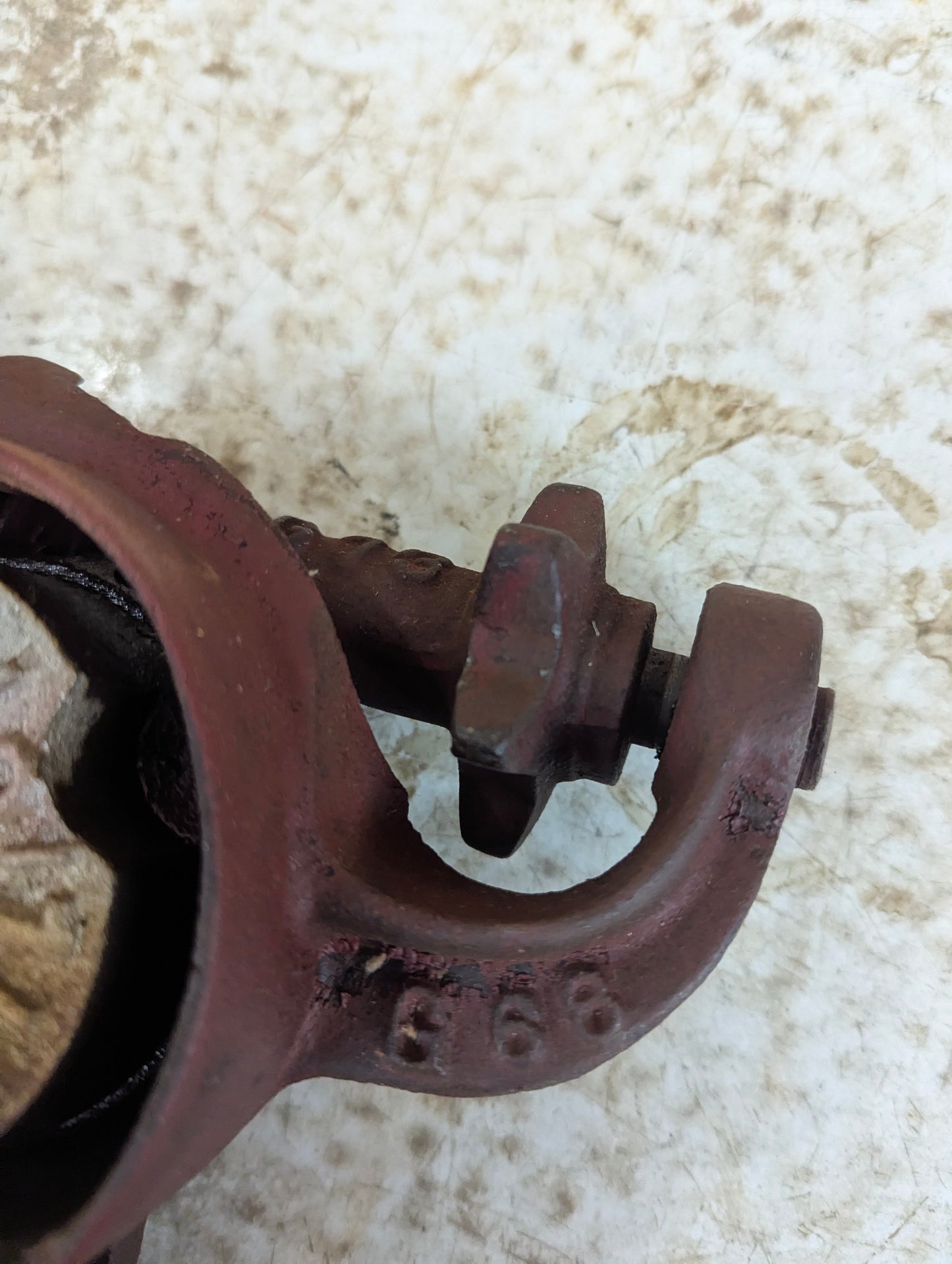 Antique Threshing Machine Counter