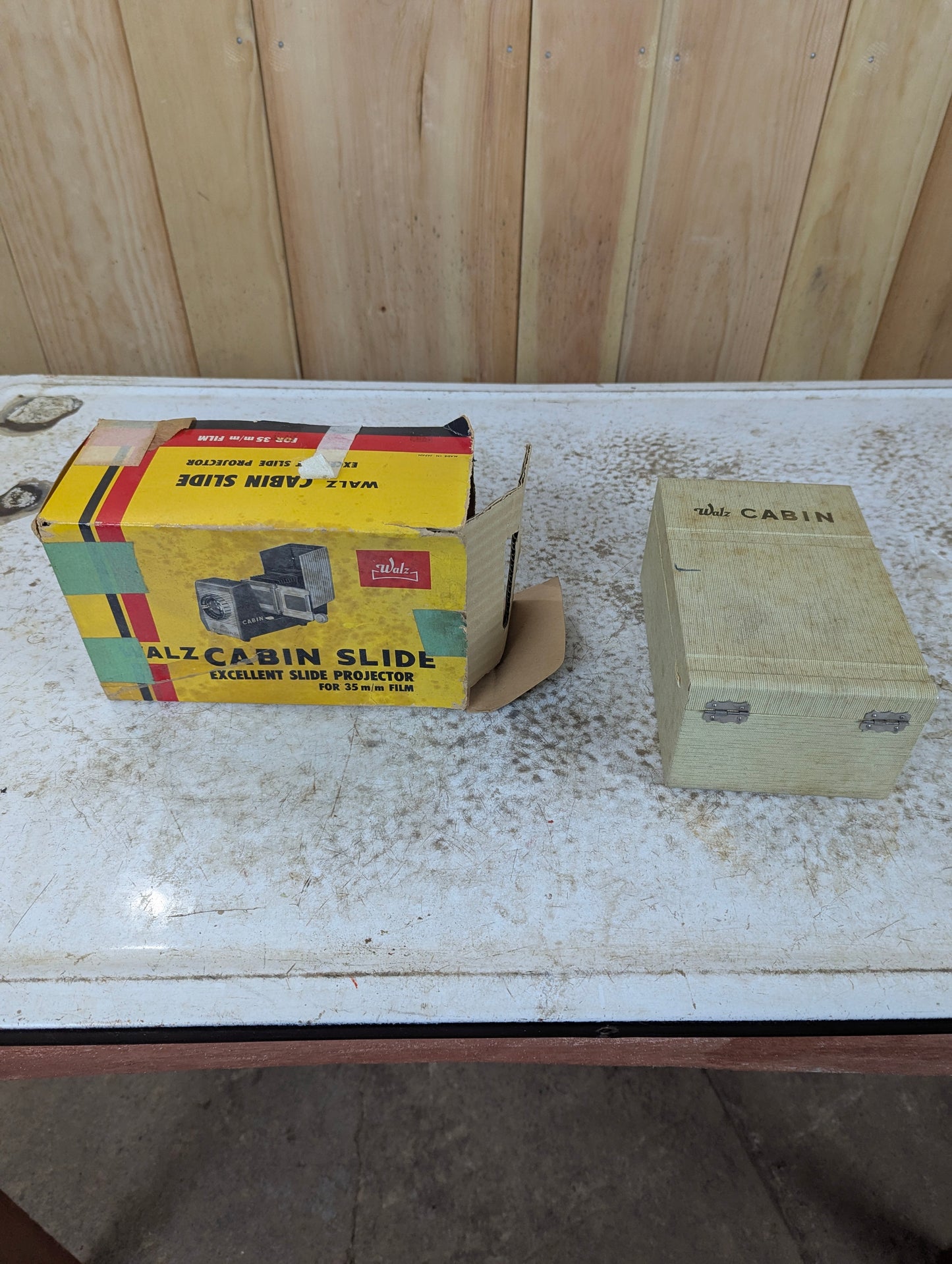 Vintage Walz Cabin Slide Projector
