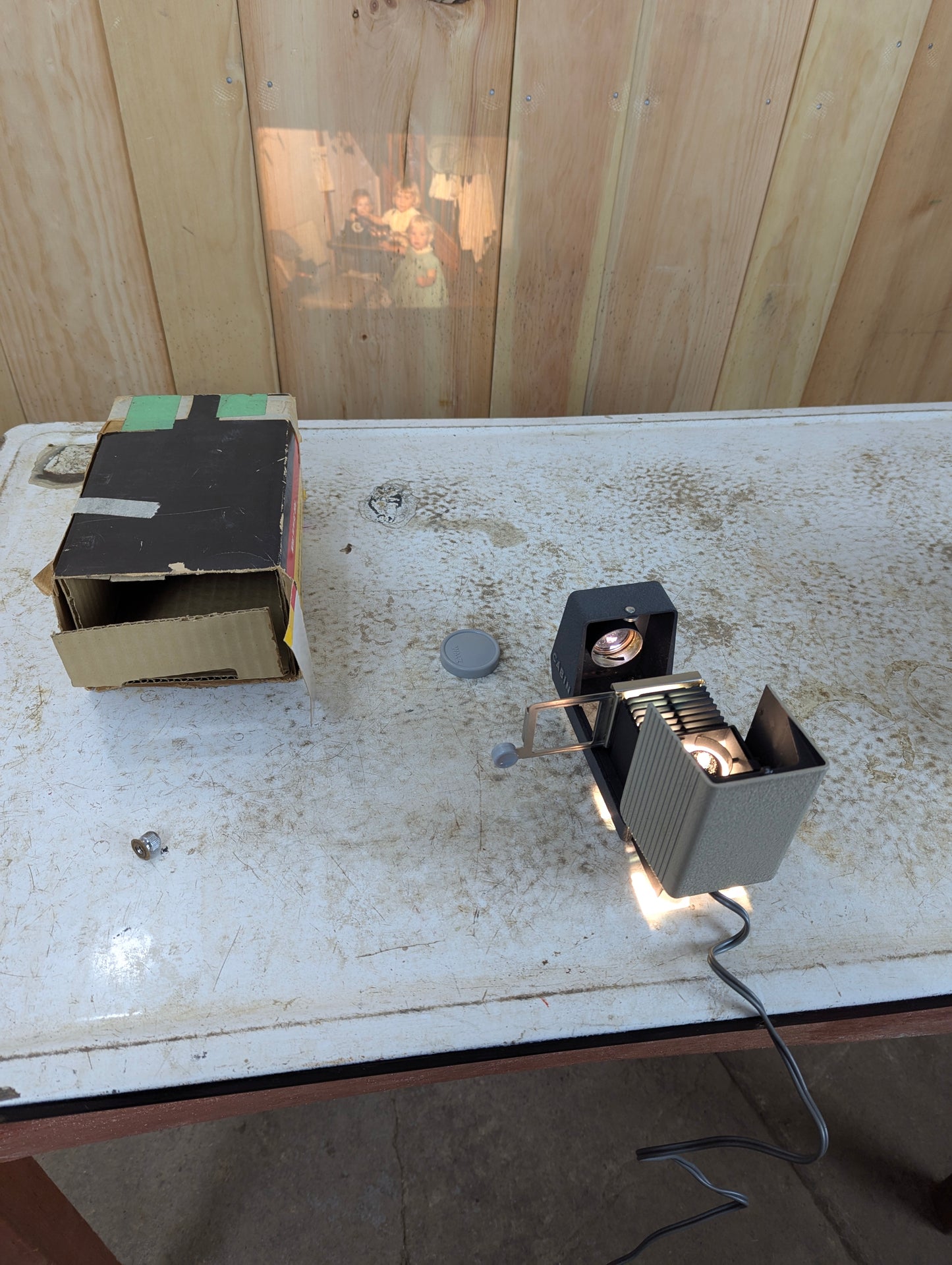 Vintage Walz Cabin Slide Projector