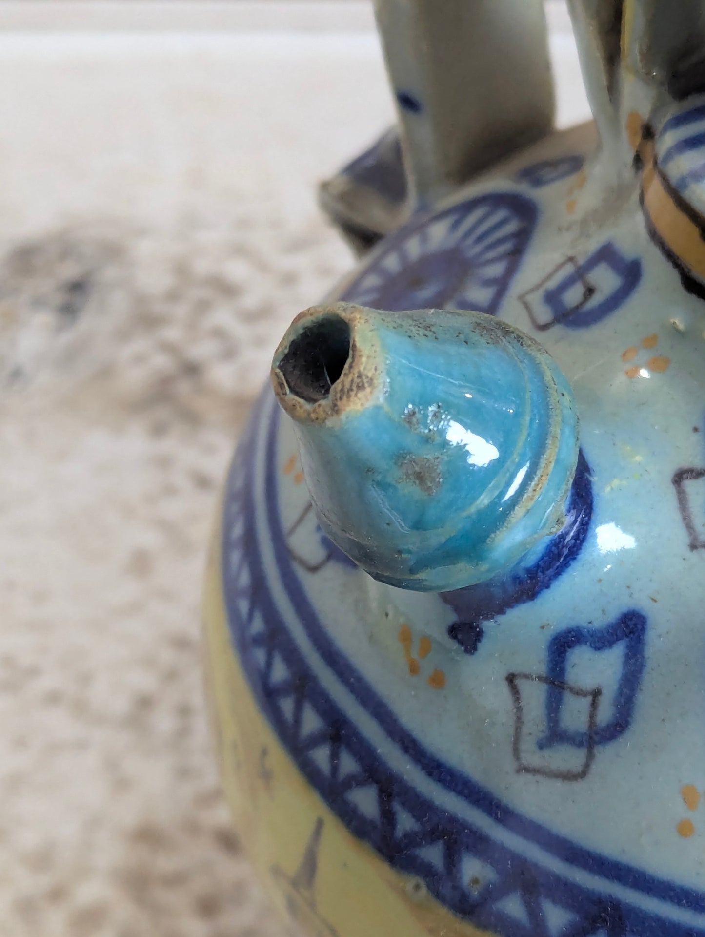 Vintage Ceramic Double-spouted Water Jug