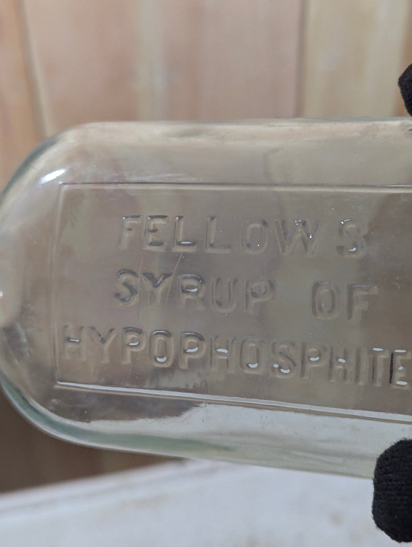 Antique Fellow's Syrup of Hypophosphites Medicine Bottle
