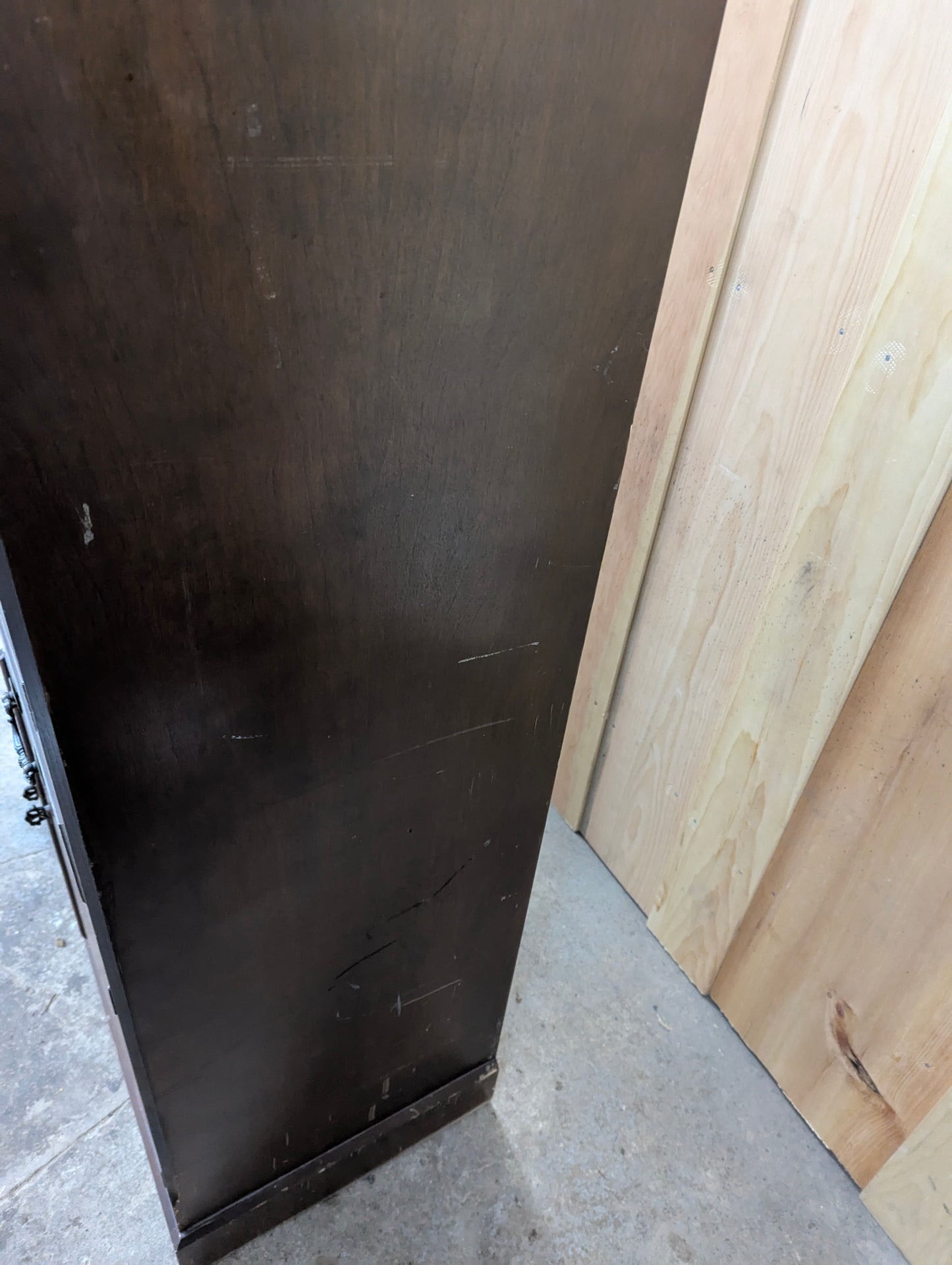 Vintage One-piece China Cabinet