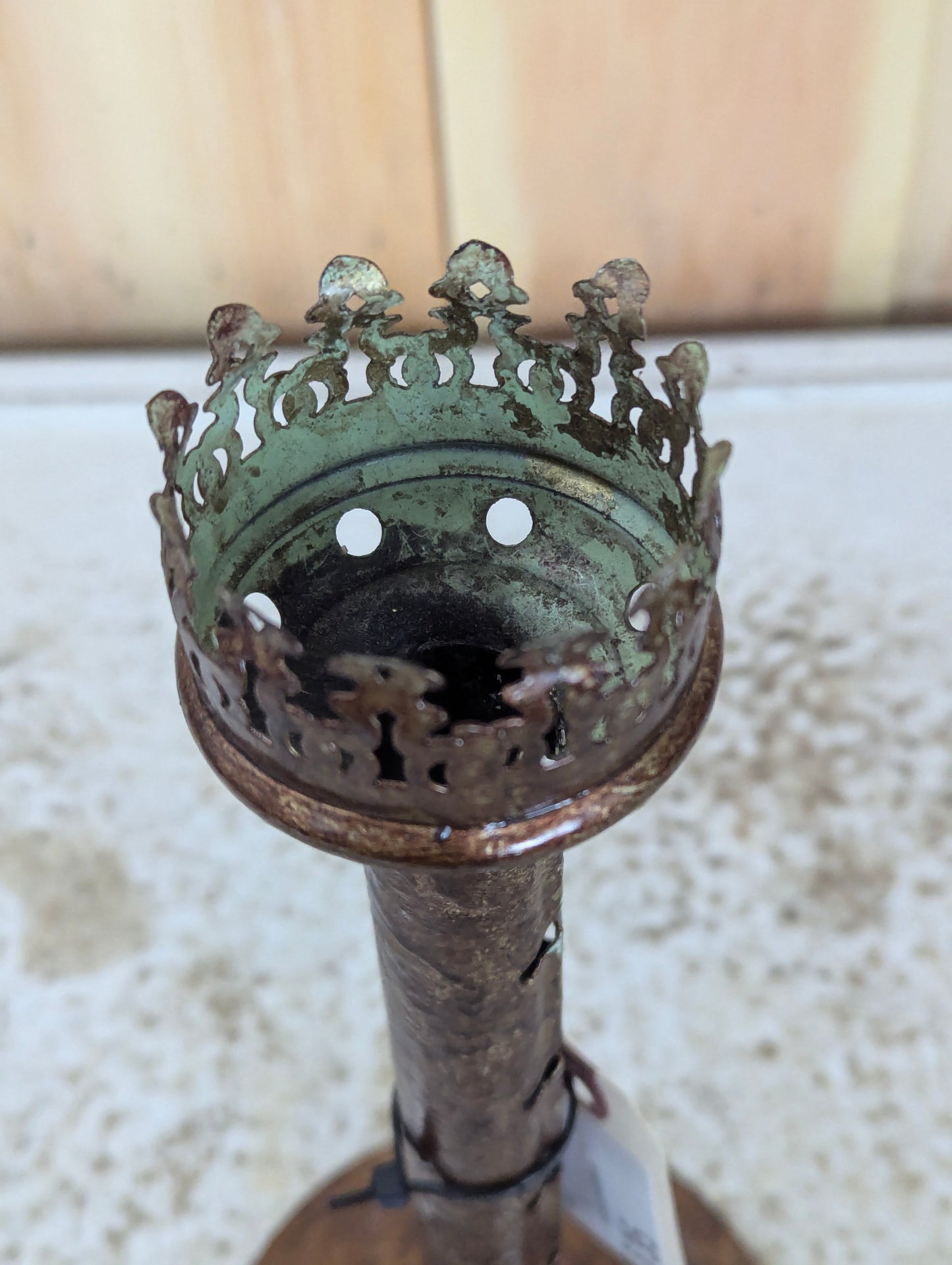 Vintage Adjustable Metal Candlestick