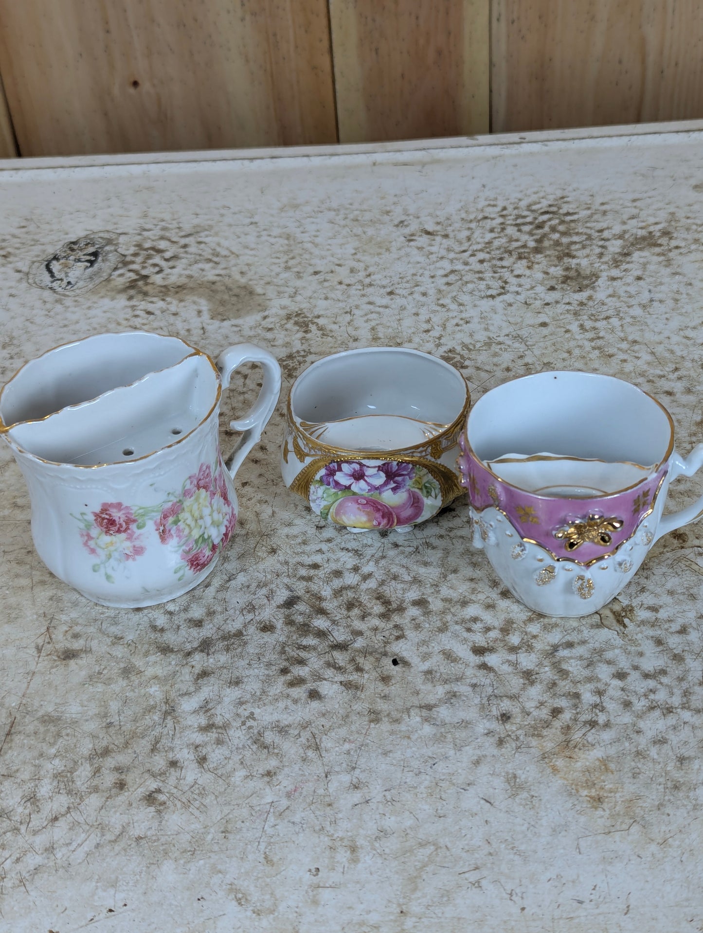 Vintage Ceramic Moustache Cups
