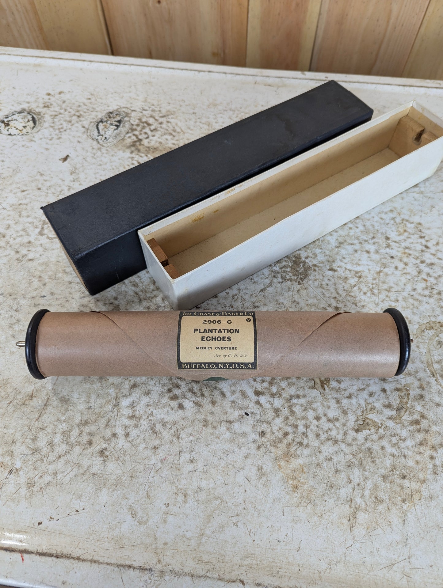 Antique Player Piano Music Roll - “Plantation Echoes” 2906-C Chase & Barker Co.