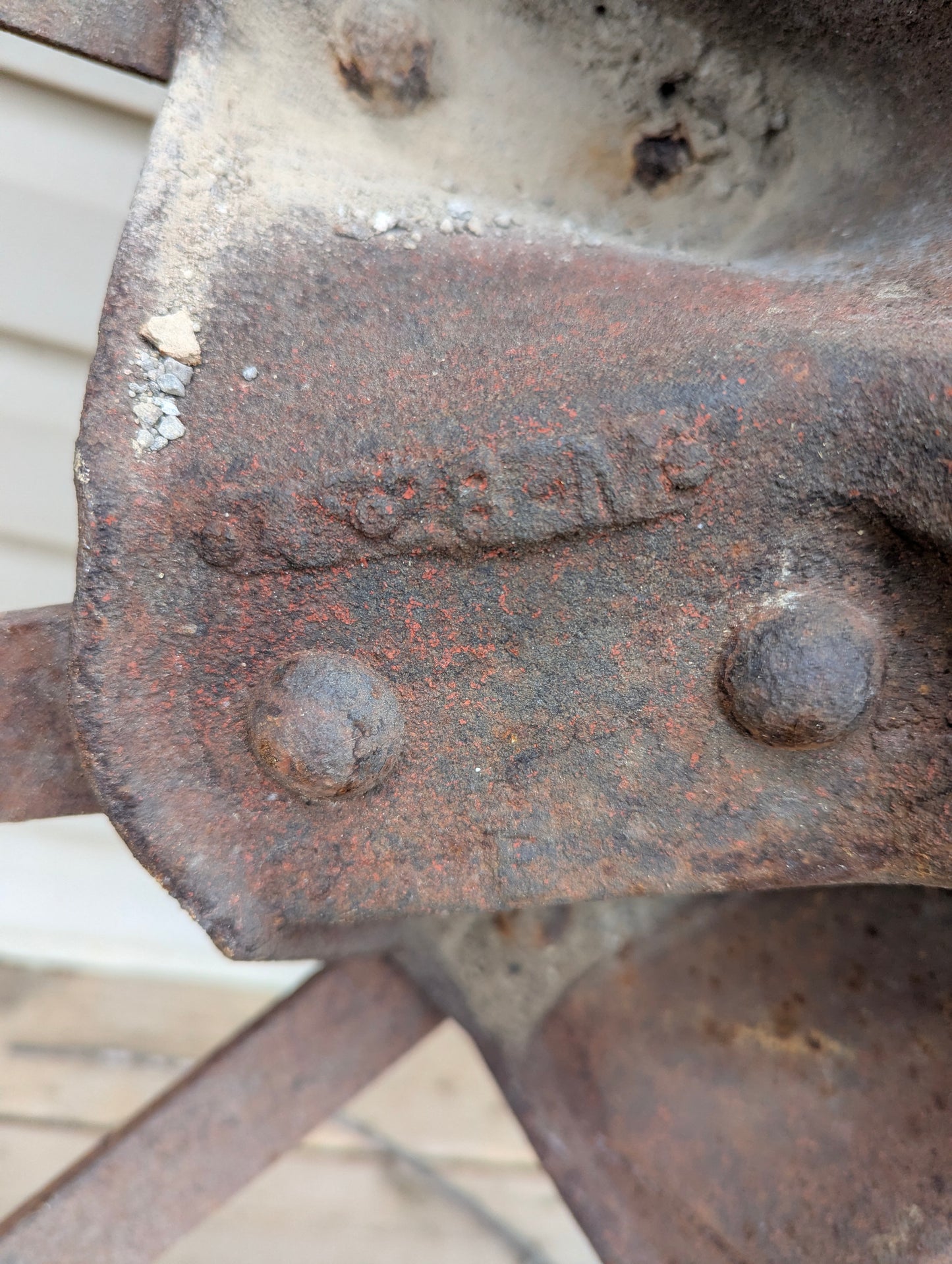 Pair of Farmall Model H Steel Rear Wheels - 50”x 8”