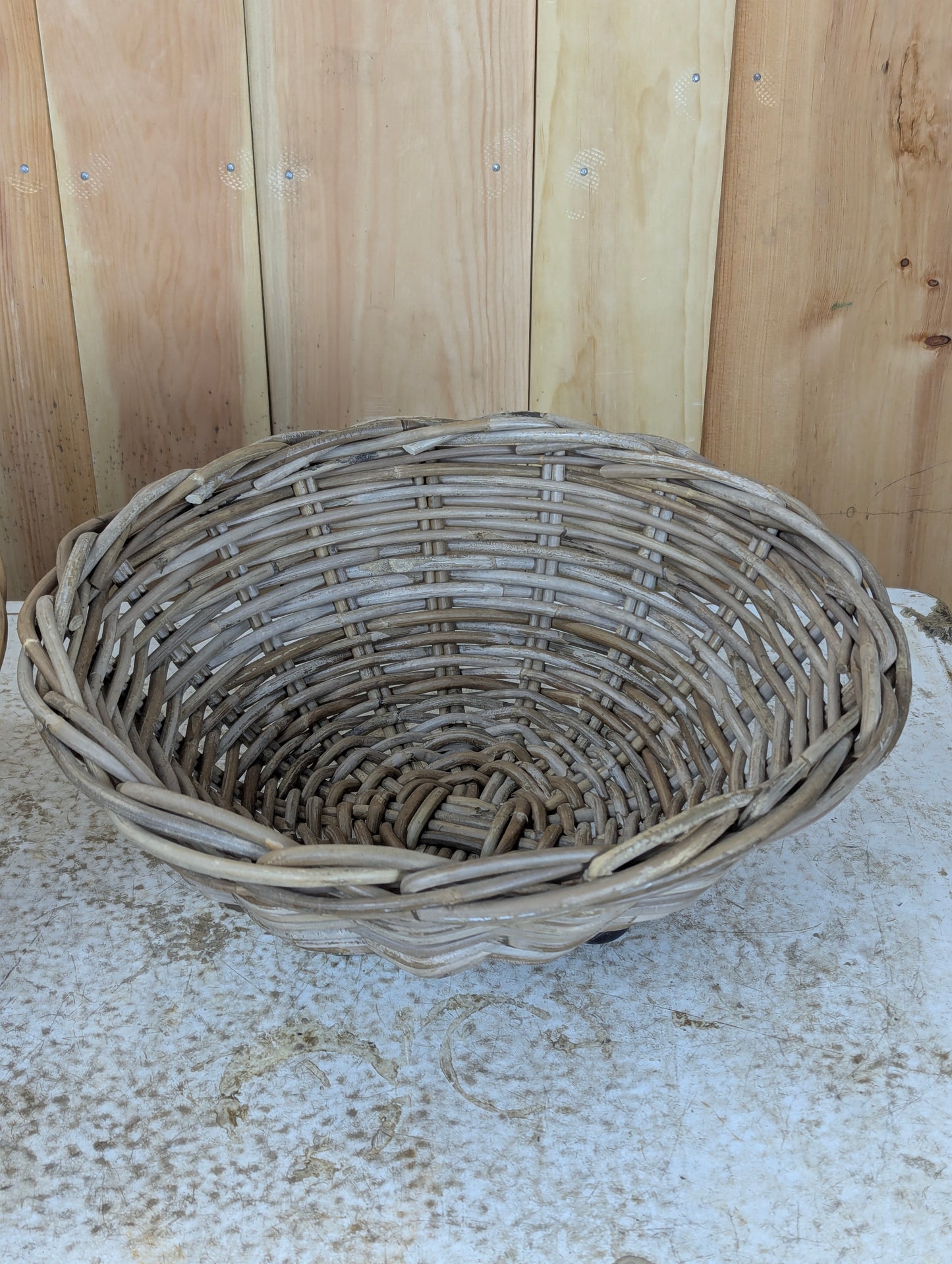 Pair of Vintage Wicker Baskets