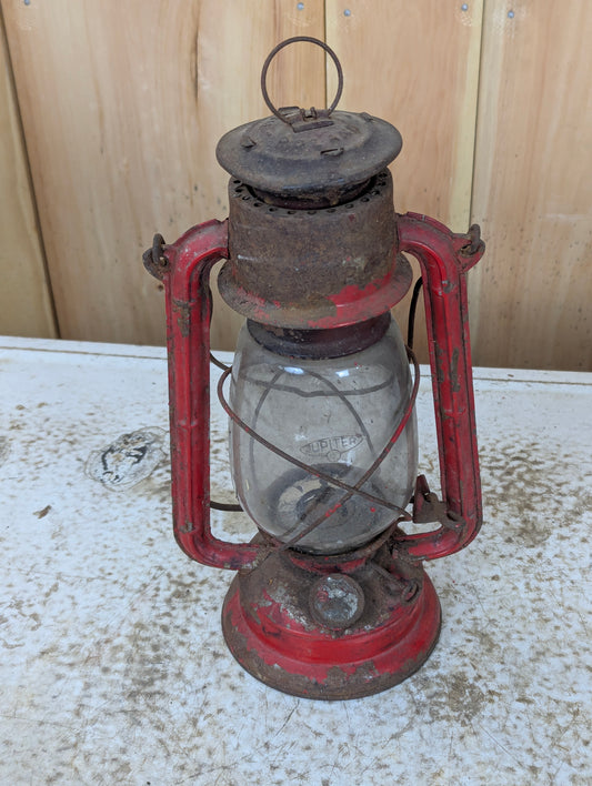 Vintage Dietz Jupiter 2 Lantern with Original Shade