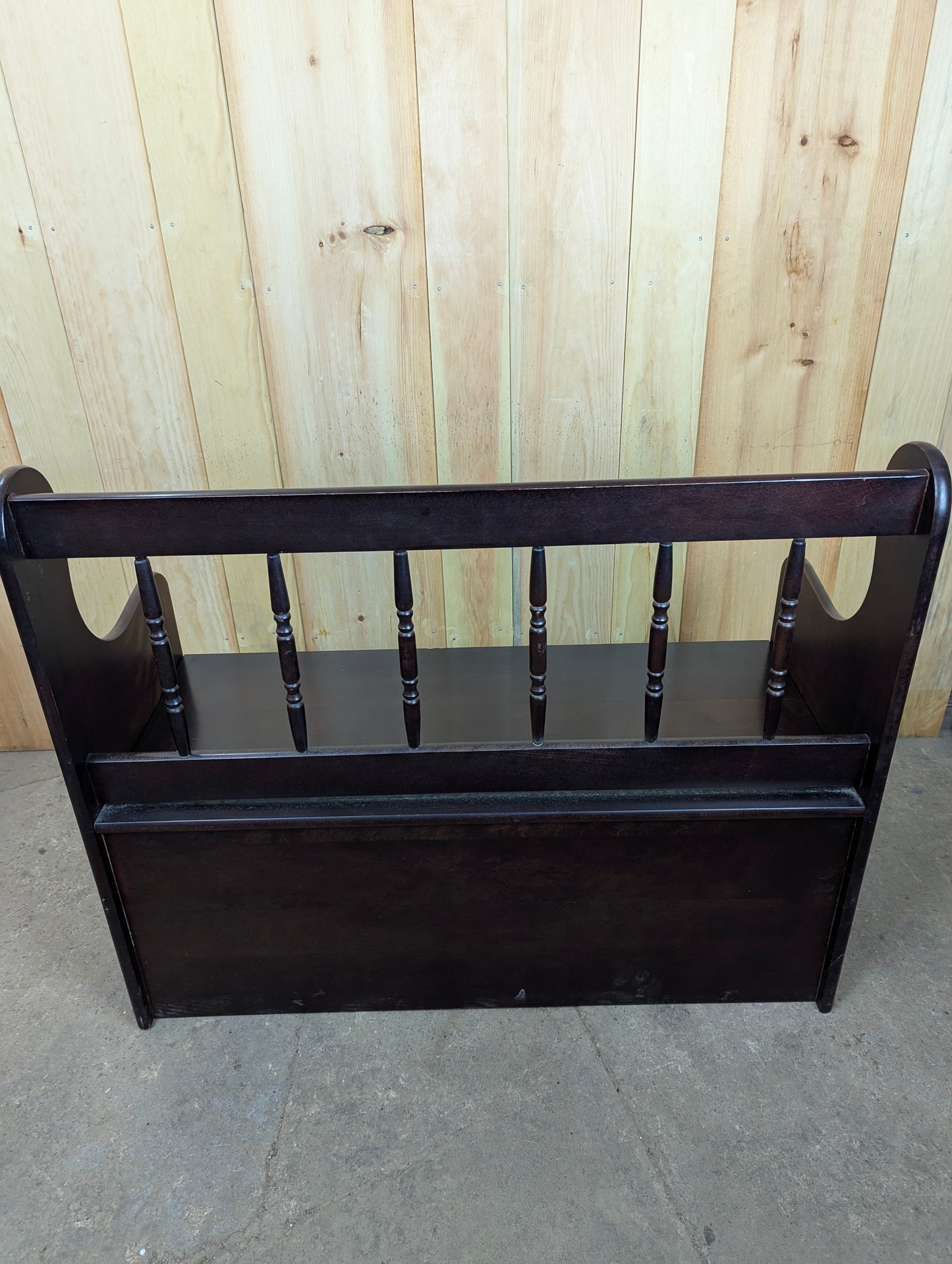 Wooden Deacon’s Bench