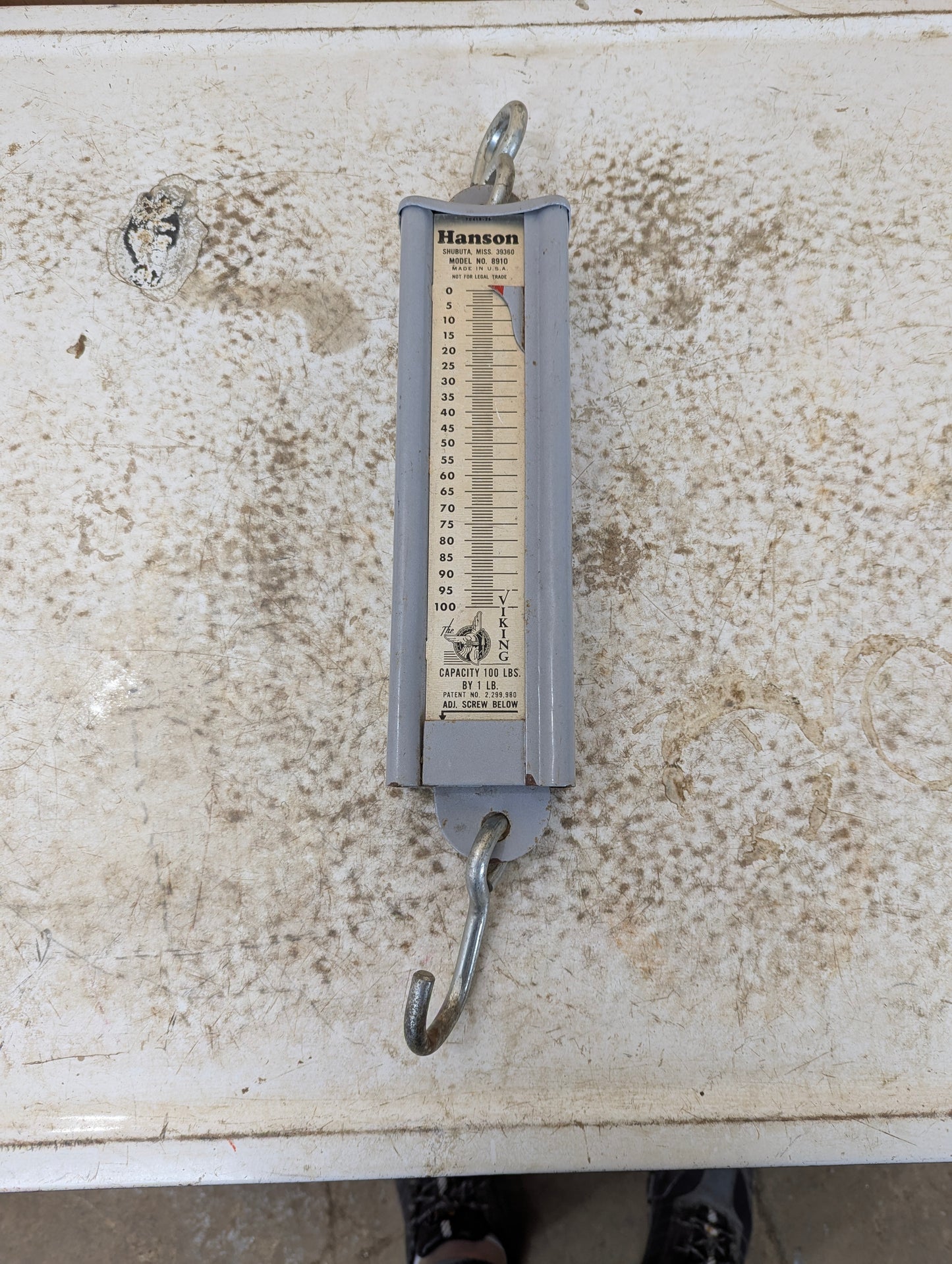 Hanson Model 8910 The Viking Hanging Scale