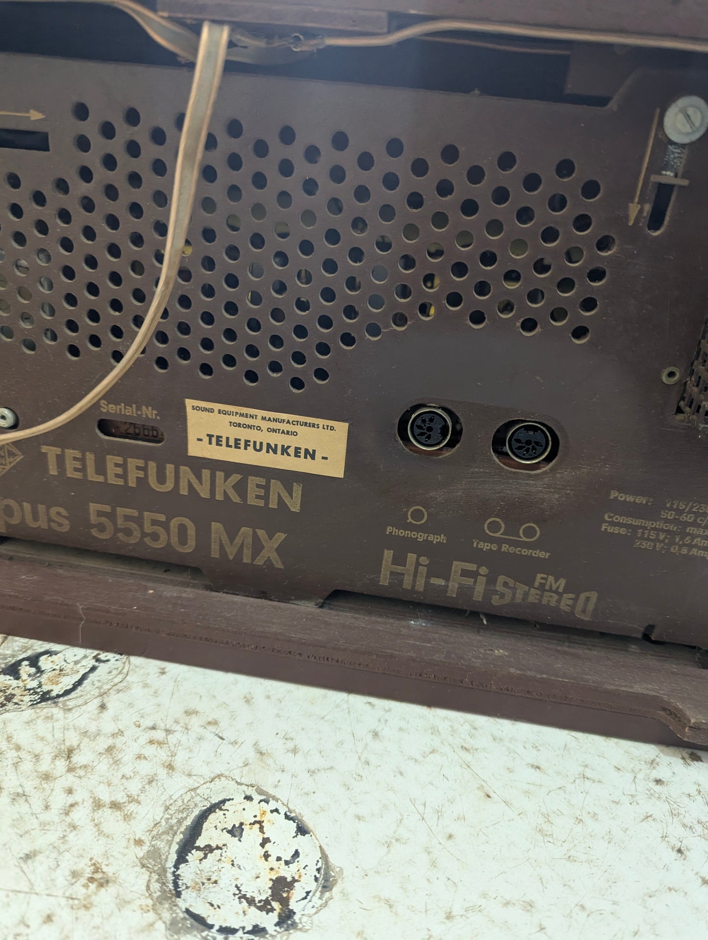 Telefunken Opus 5550MX Tube Reciver